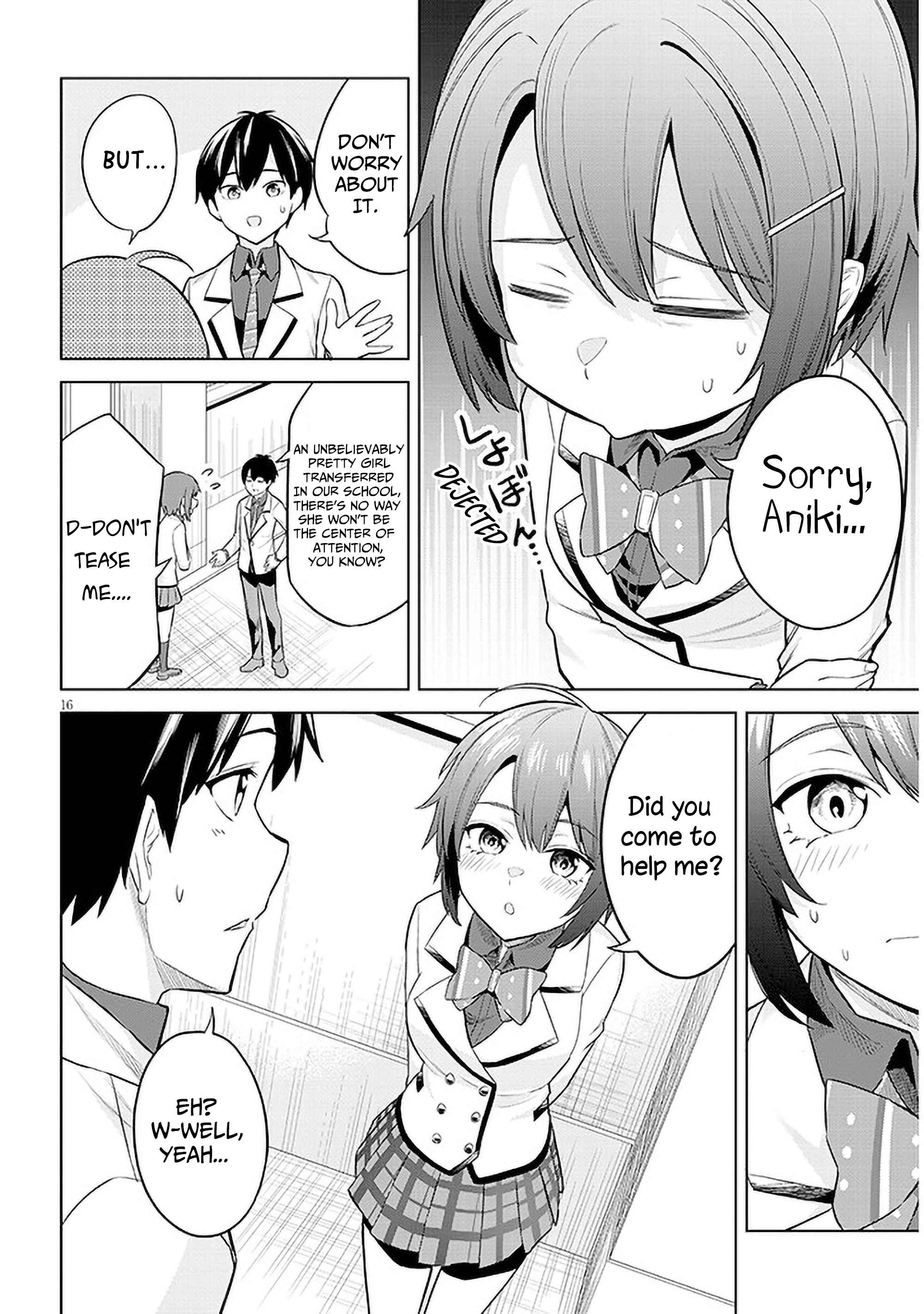 She was Actually My Stepsister.: Recently, the Sense of Distance Between Me and My New Stepbrother is Incredibly Close Chapter 7 page 16 - 