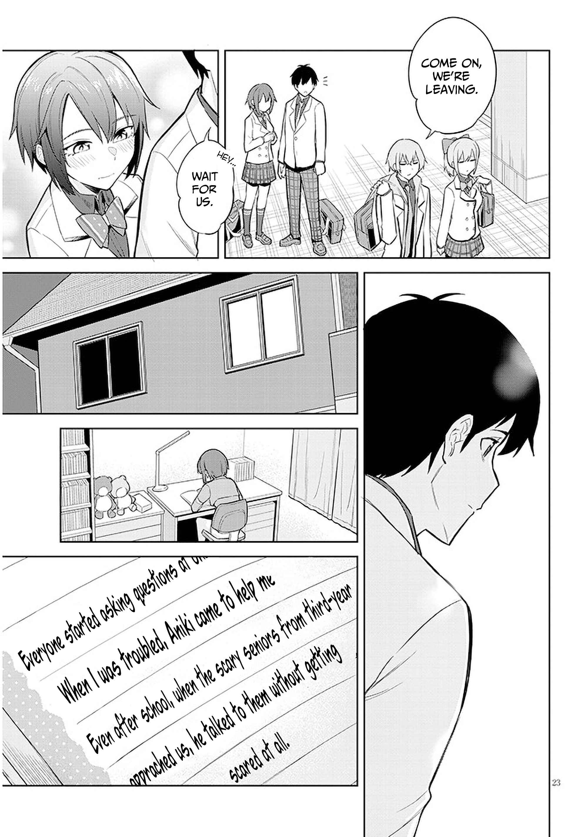 She was Actually My Stepsister.: Recently, the Sense of Distance Between Me and My New Stepbrother is Incredibly Close Chapter 7 page 23 - 