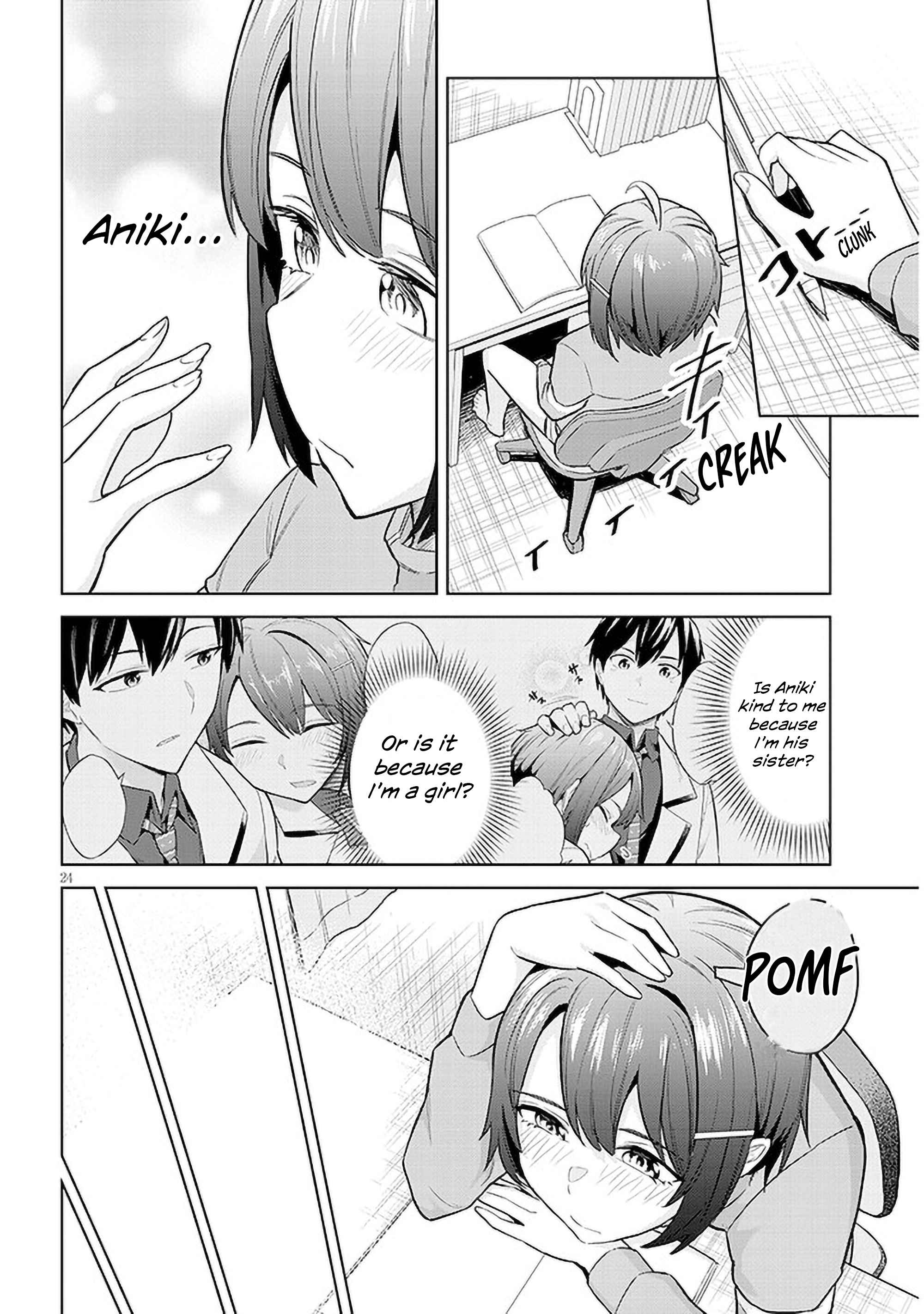She was Actually My Stepsister.: Recently, the Sense of Distance Between Me and My New Stepbrother is Incredibly Close Chapter 7 page 24 - 