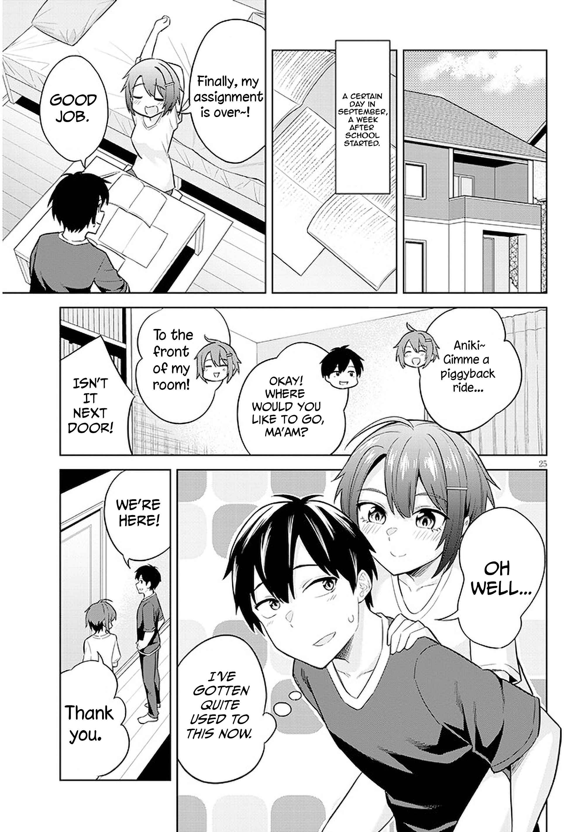 She was Actually My Stepsister.: Recently, the Sense of Distance Between Me and My New Stepbrother is Incredibly Close Chapter 7 page 25 - 
