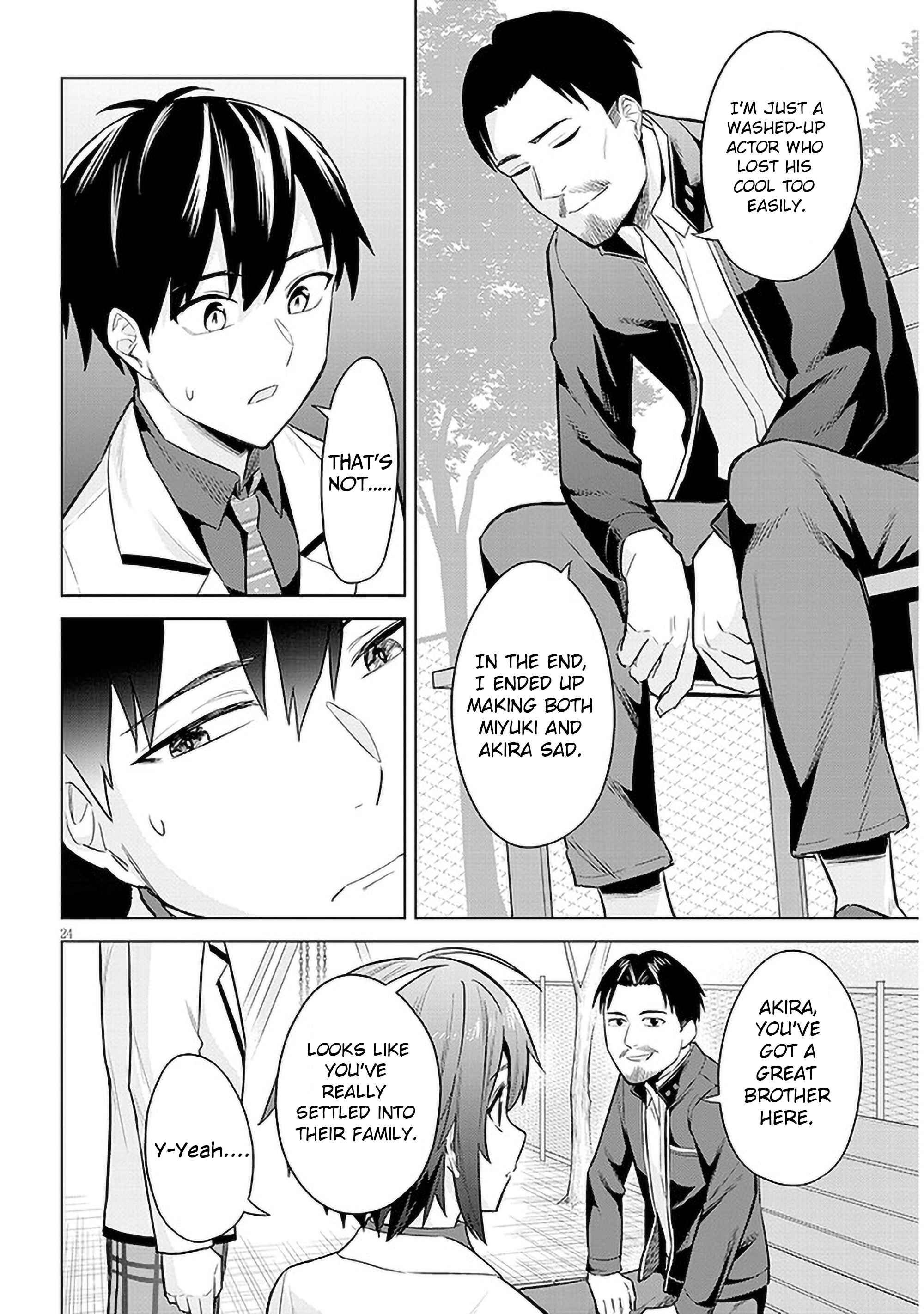 She was Actually My Stepsister.: Recently, the Sense of Distance Between Me and My New Stepbrother is Incredibly Close Chapter 8 page 23 - 