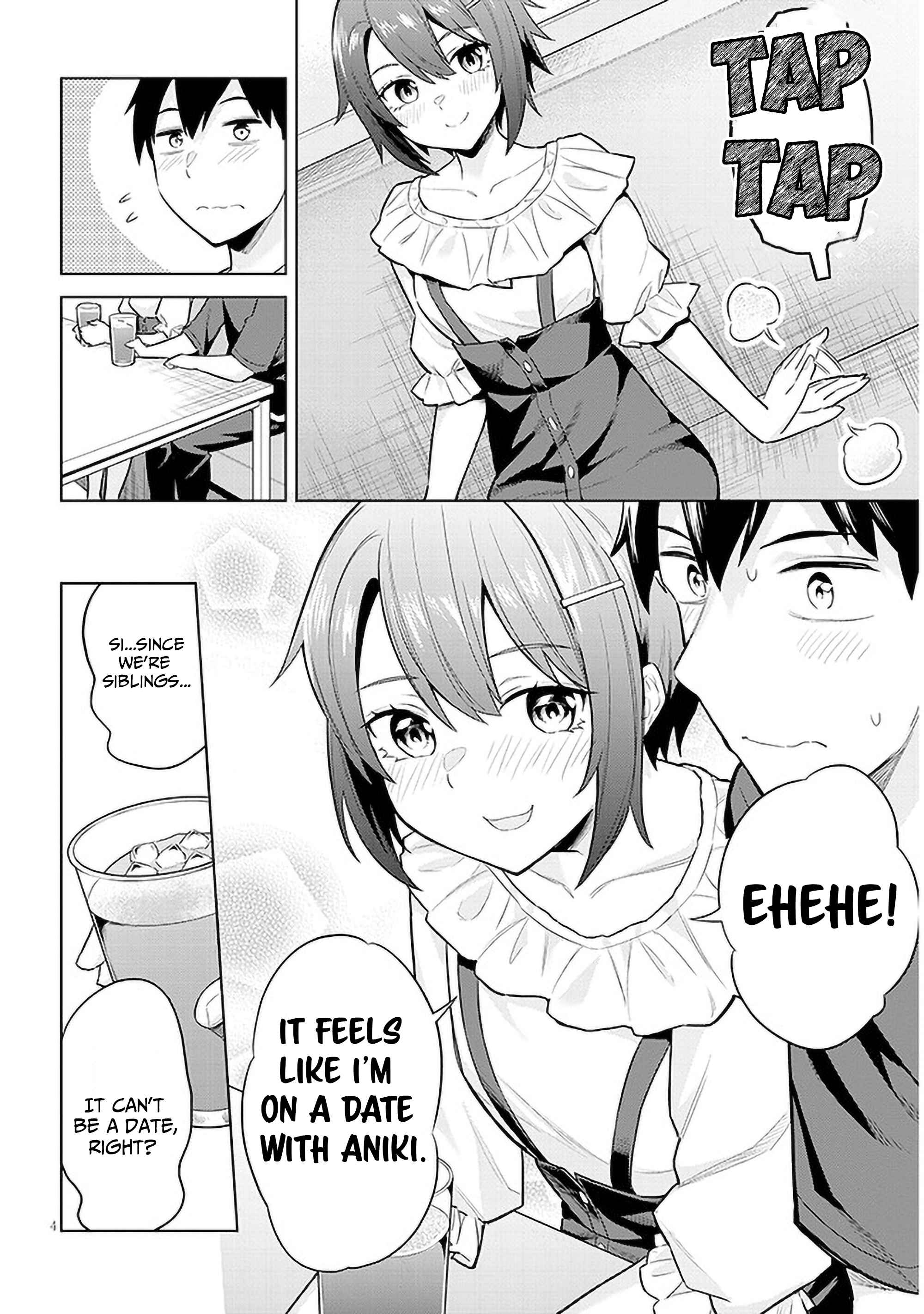 She was Actually My Stepsister.: Recently, the Sense of Distance Between Me and My New Stepbrother is Incredibly Close Chapter 8 page 4 - 