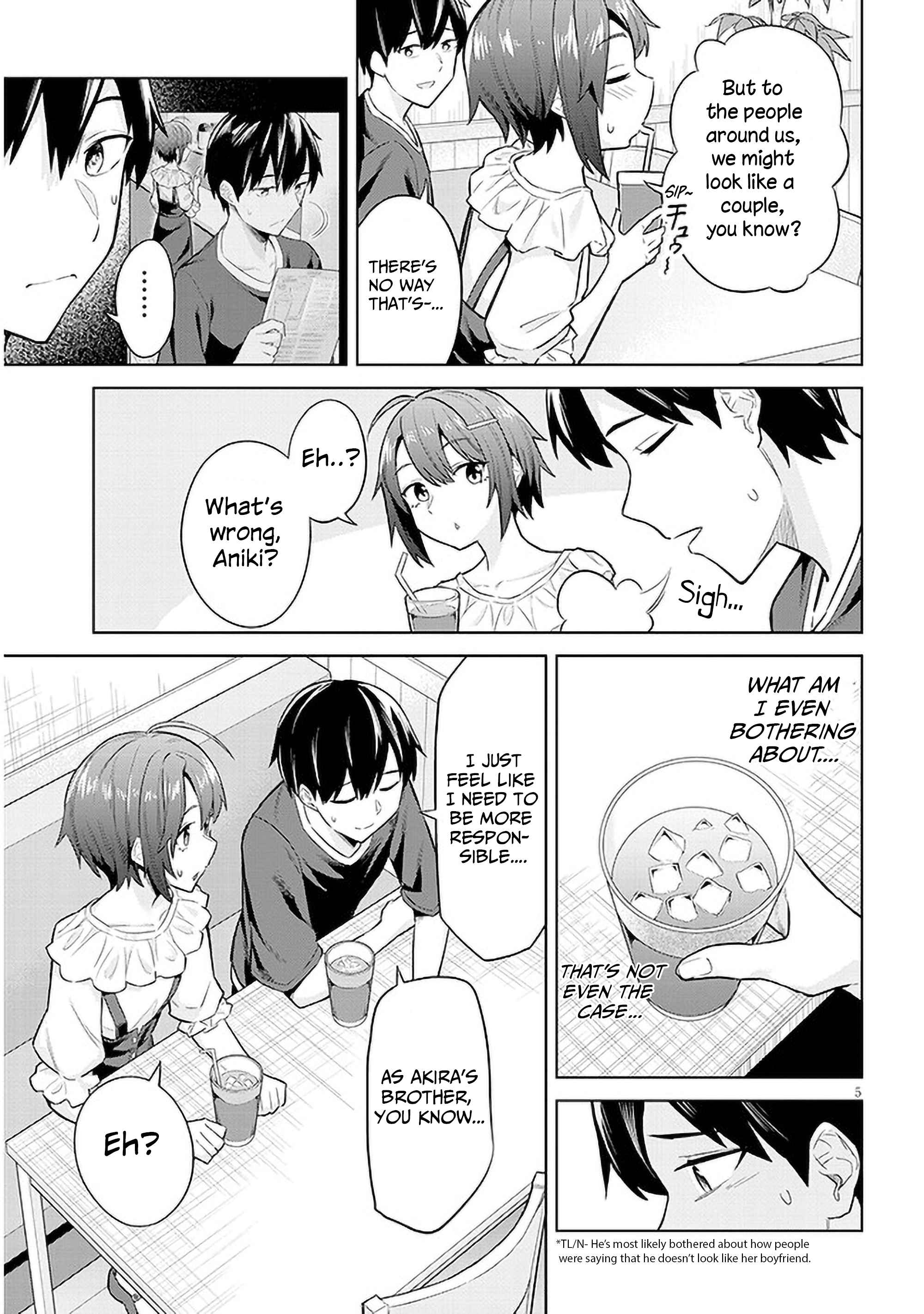 She was Actually My Stepsister.: Recently, the Sense of Distance Between Me and My New Stepbrother is Incredibly Close Chapter 8 page 5 - 