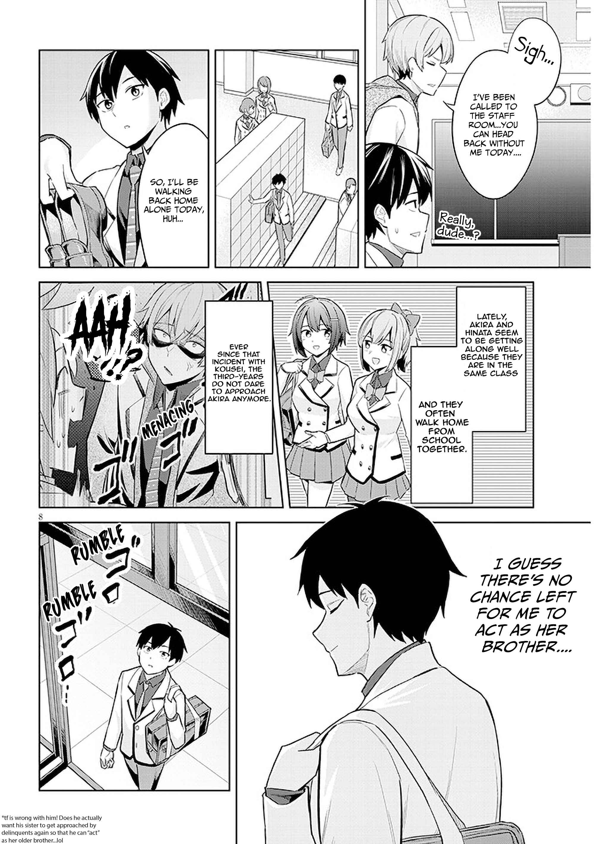 She was Actually My Stepsister.: Recently, the Sense of Distance Between Me and My New Stepbrother is Incredibly Close Chapter 8 page 8 - 