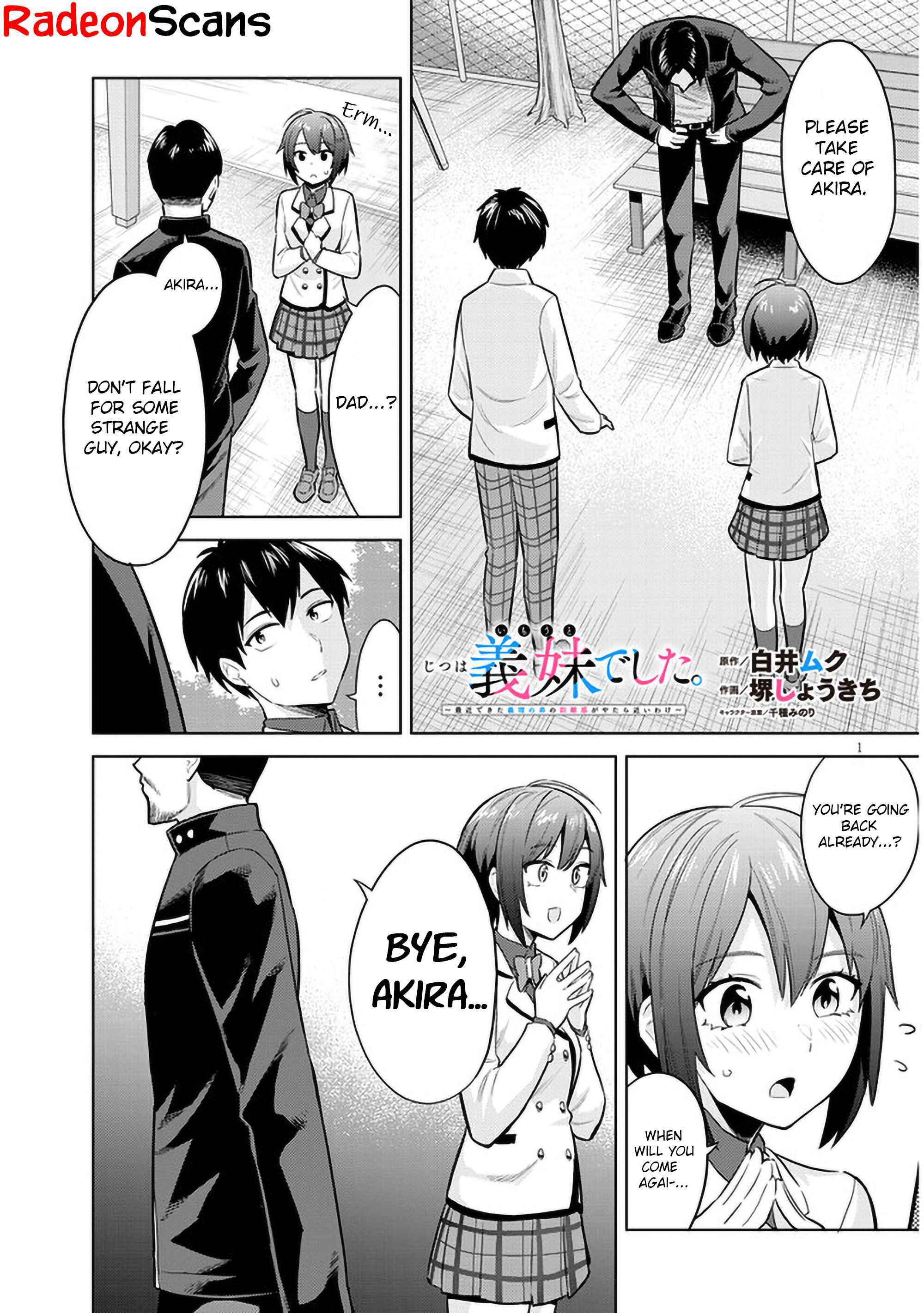 She was Actually My Stepsister.: Recently, the Sense of Distance Between Me and My New Stepbrother is Incredibly Close Chapter 9 page 2 - 