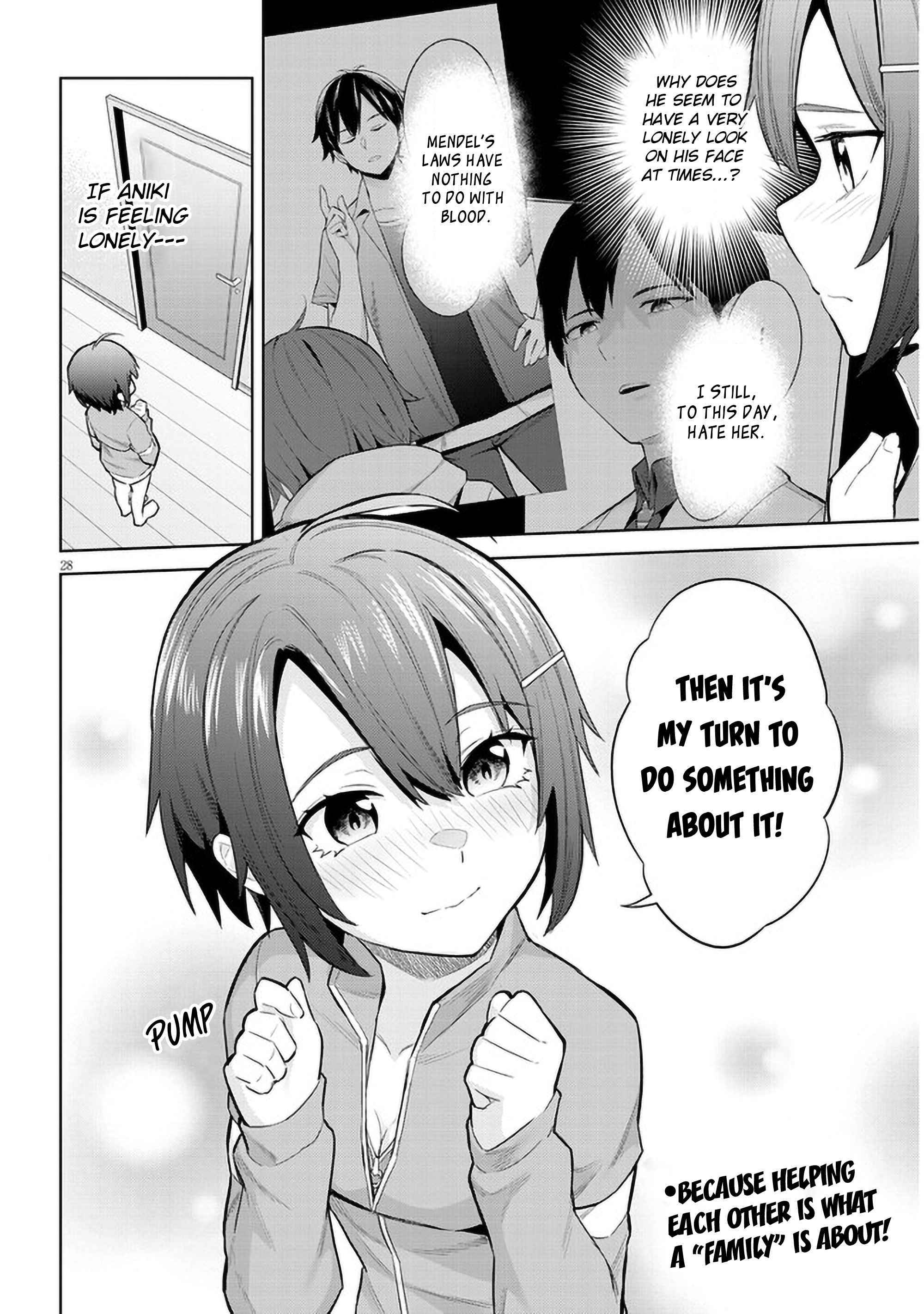 She was Actually My Stepsister.: Recently, the Sense of Distance Between Me and My New Stepbrother is Incredibly Close Chapter 9 page 28 - 