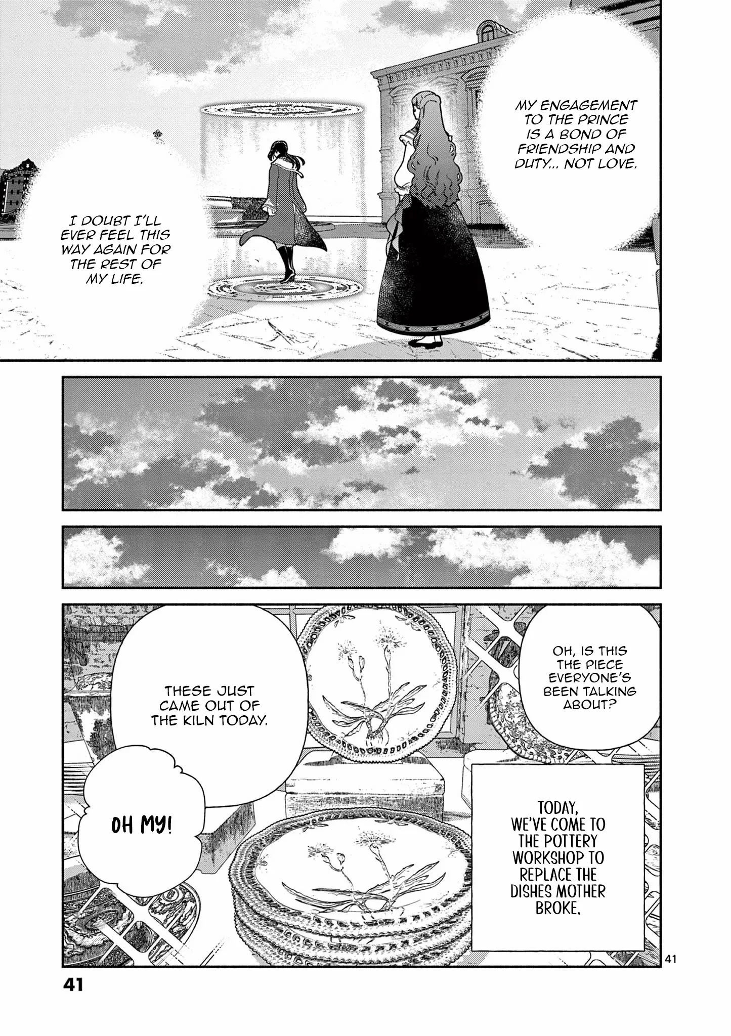 Shi ni Kake Akuyaku Reijou no Shissou - Kaishin shite mo Muda Datta no de Hatsukoi no Hito ga Sarattekuremashita Chapter 1 page 41 - 