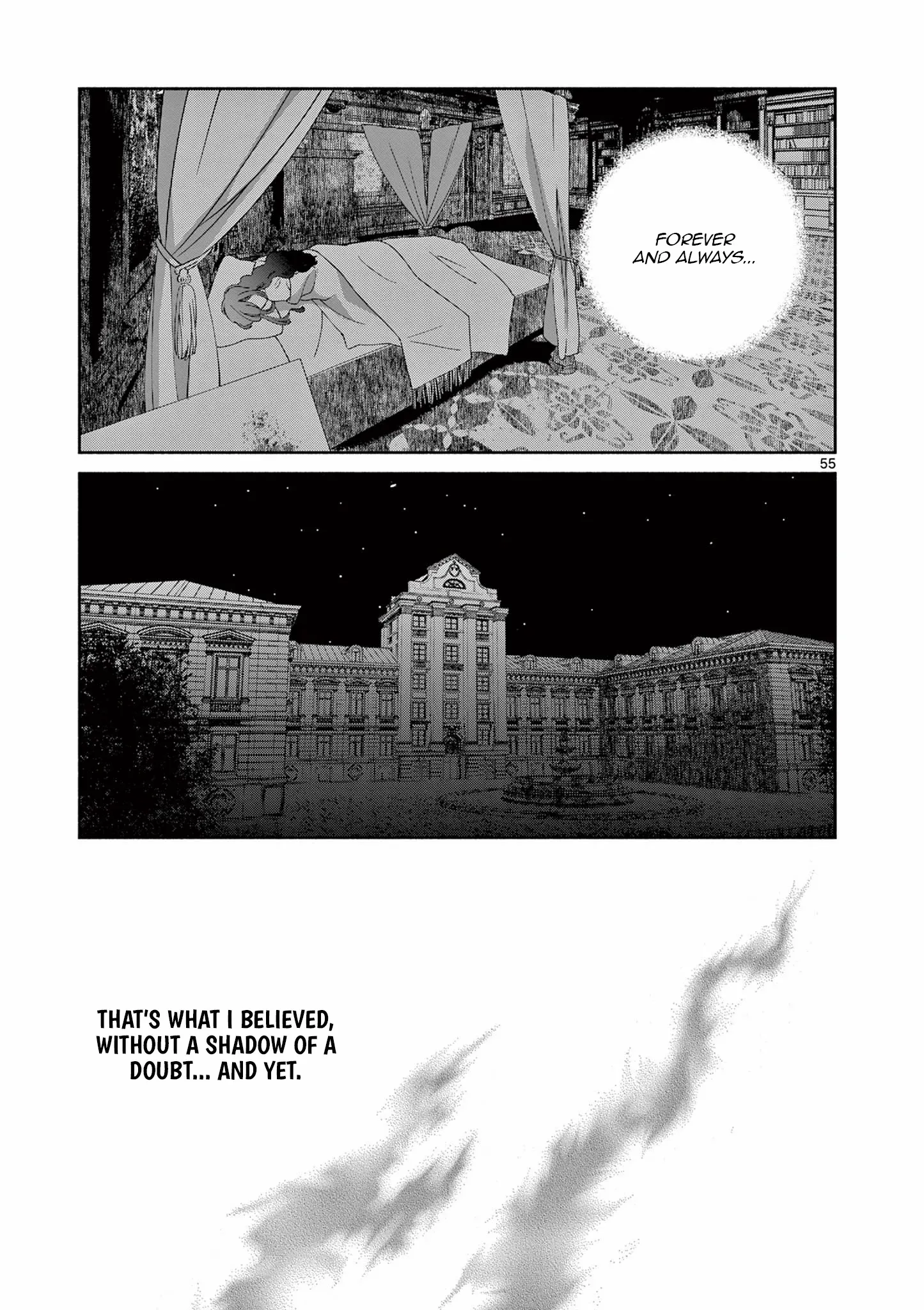 Shi ni Kake Akuyaku Reijou no Shissou - Kaishin shite mo Muda Datta no de Hatsukoi no Hito ga Sarattekuremashita Chapter 1 page 55 - 