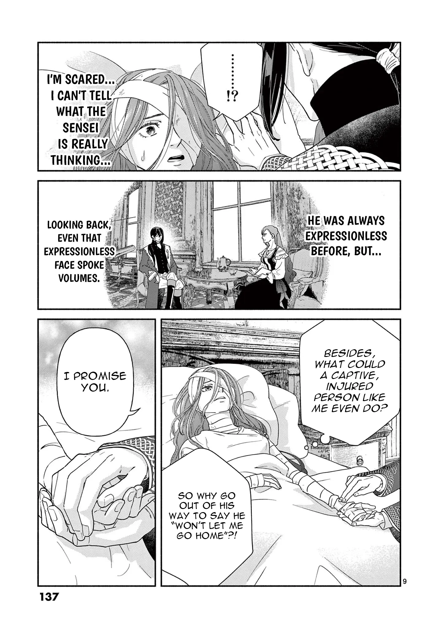Shi ni Kake Akuyaku Reijou no Shissou - Kaishin shite mo Muda Datta no de Hatsukoi no Hito ga Sarattekuremashita Chapter 6 page 9 - 