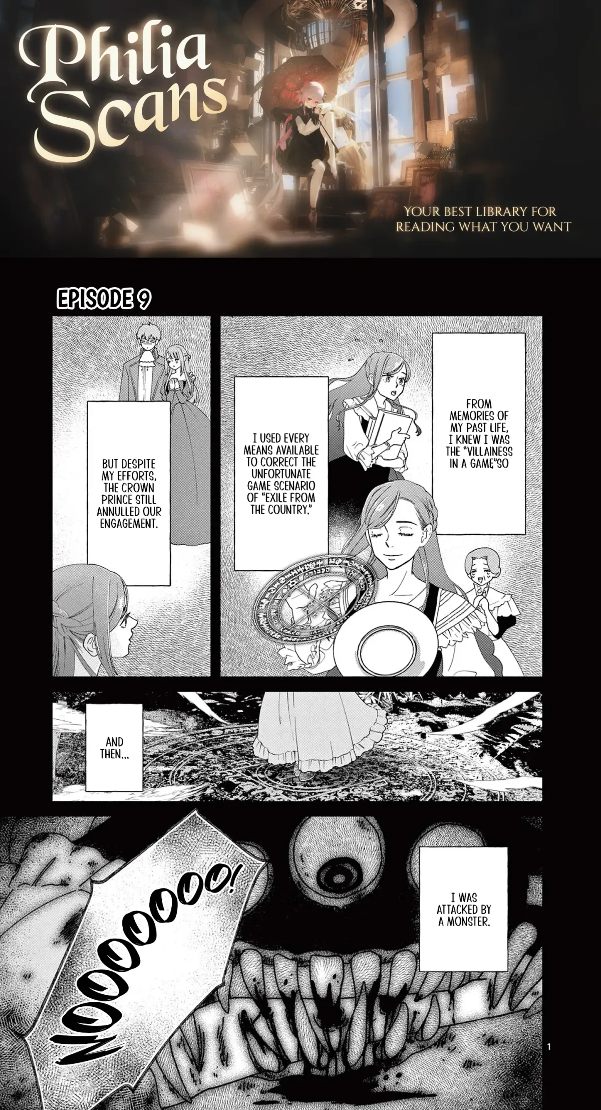 Shi ni Kake Akuyaku Reijou no Shissou - Kaishin shite mo Muda Datta no de Hatsukoi no Hito ga Sarattekuremashita Chapter 9 page 1 - 
