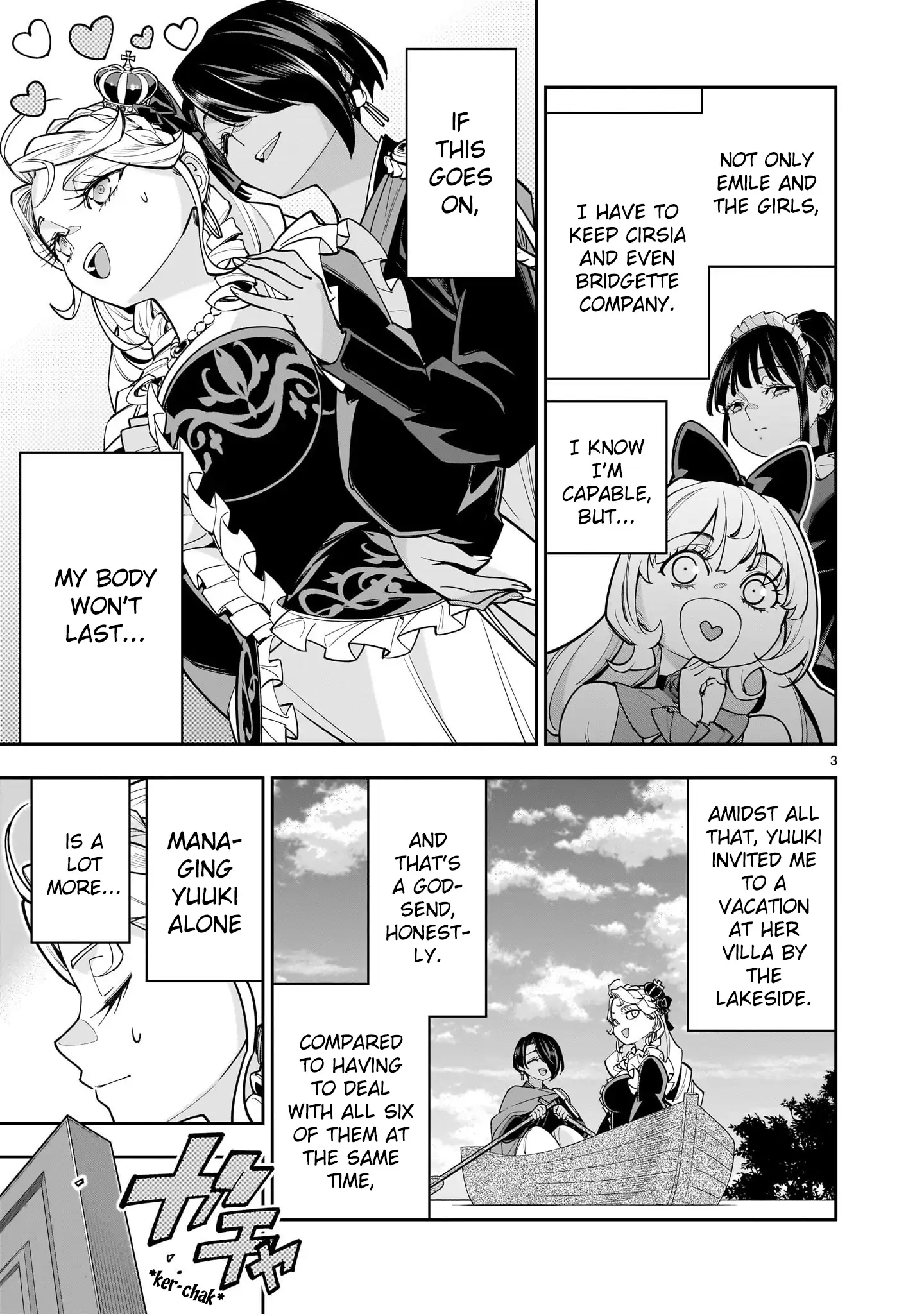 Shi ni Modori Oujo wa Ikinobiru Tameni Yuri Harem wo Tsukuru Koto ni Shita Chapter 10 page 3 - 