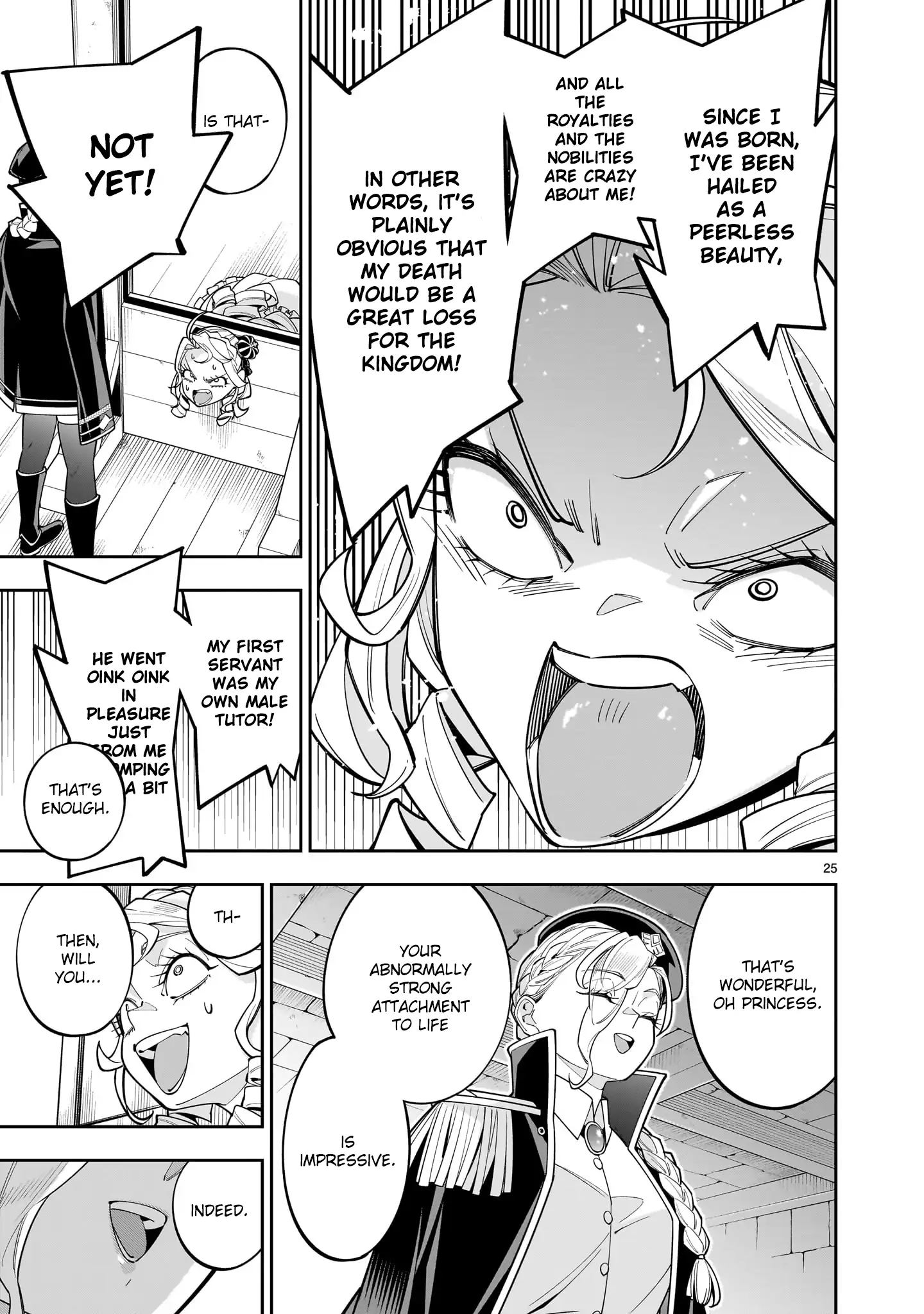 Shi ni Modori Oujo wa Ikinobiru Tameni Yuri Harem wo Tsukuru Koto ni Shita Chapter 10 page 41 - 