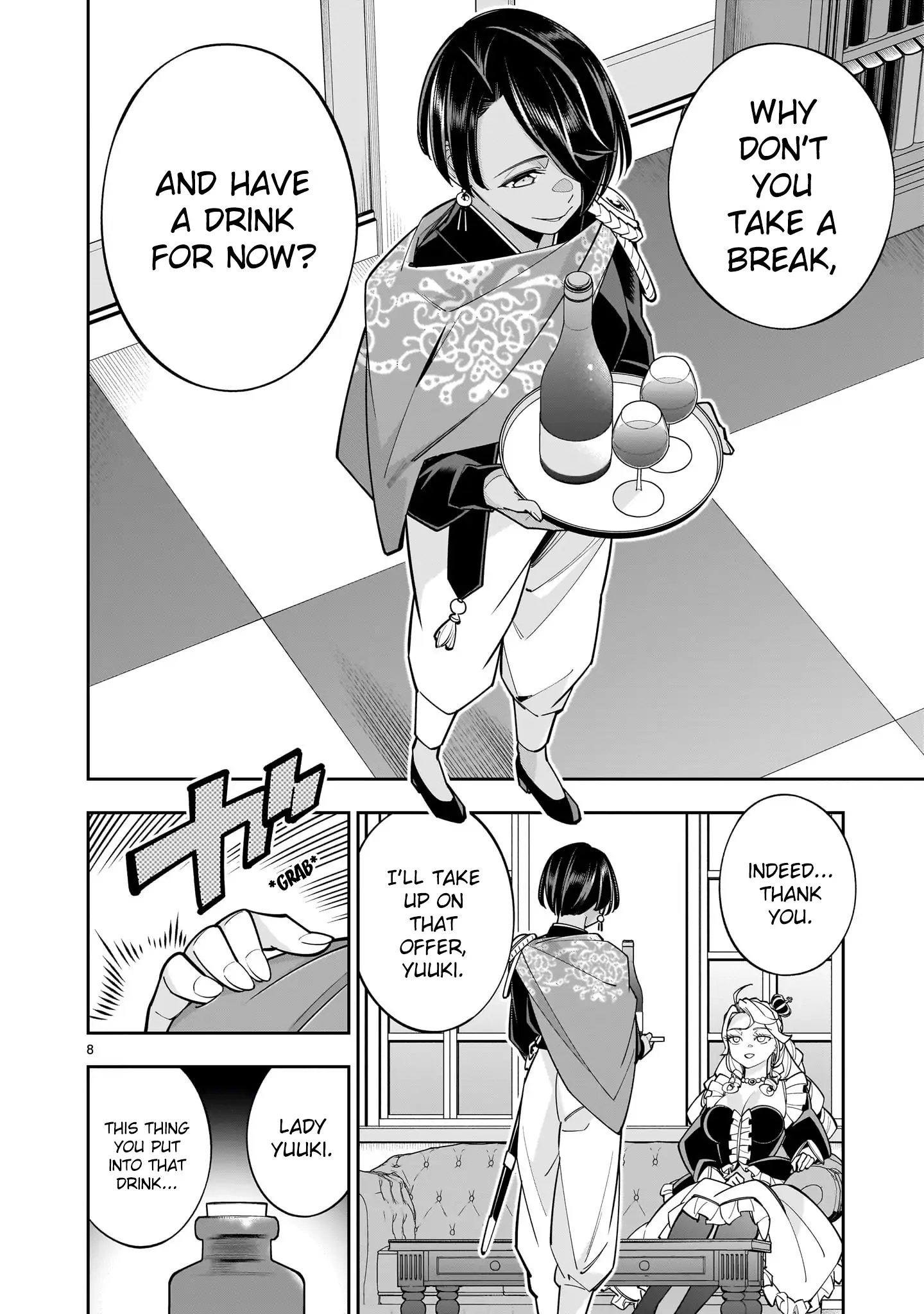 Shi ni Modori Oujo wa Ikinobiru Tameni Yuri Harem wo Tsukuru Koto ni Shita Chapter 10 page 8 - 
