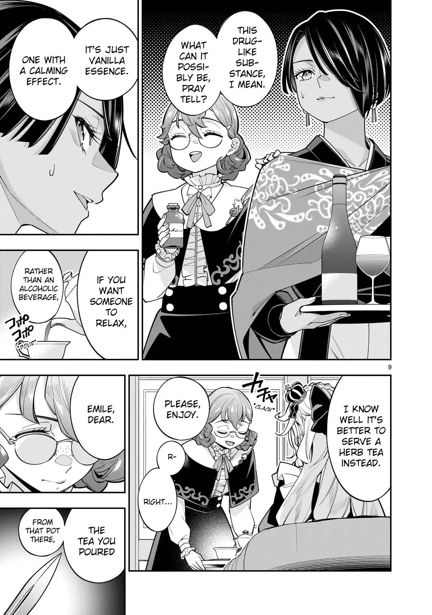 Shi ni Modori Oujo wa Ikinobiru Tameni Yuri Harem wo Tsukuru Koto ni Shita Chapter 10 page 9 - 