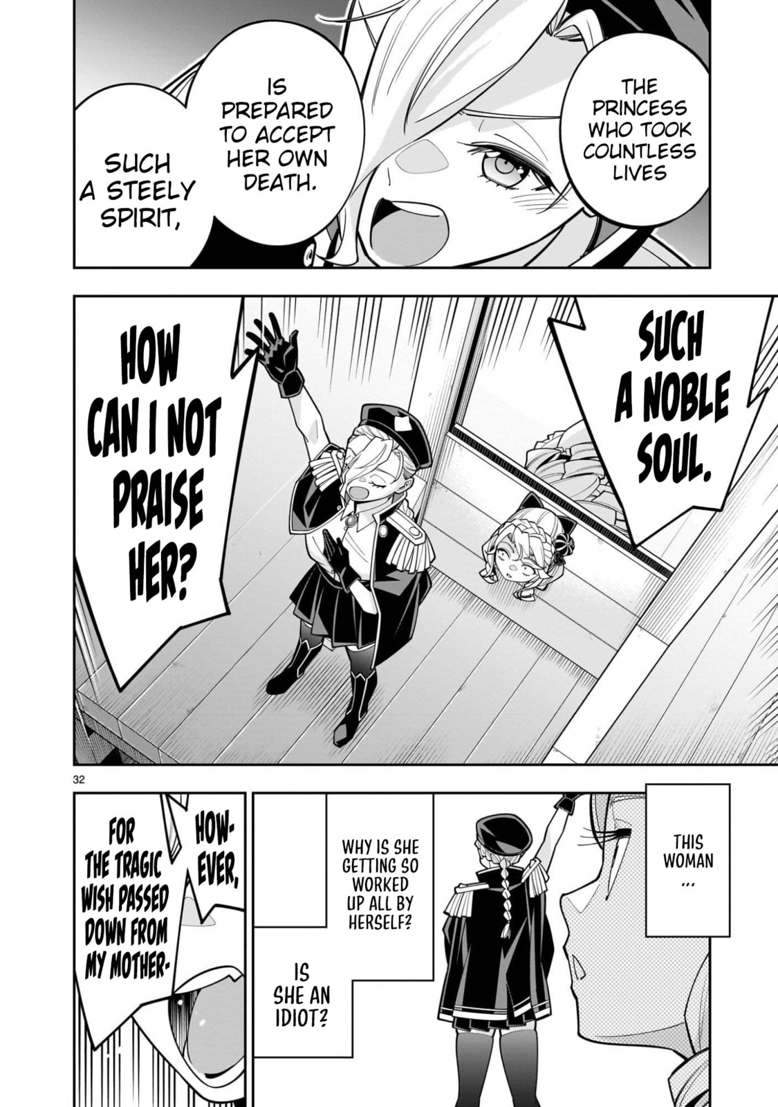 Shi ni Modori Oujo wa Ikinobiru Tameni Yuri Harem wo Tsukuru Koto ni Shita Chapter 11 page 32 - 