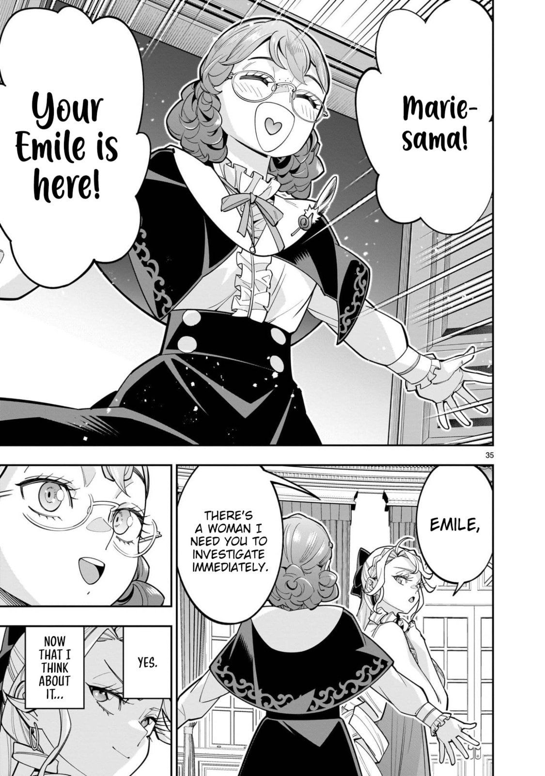 Shi ni Modori Oujo wa Ikinobiru Tameni Yuri Harem wo Tsukuru Koto ni Shita Chapter 11 page 35 - 