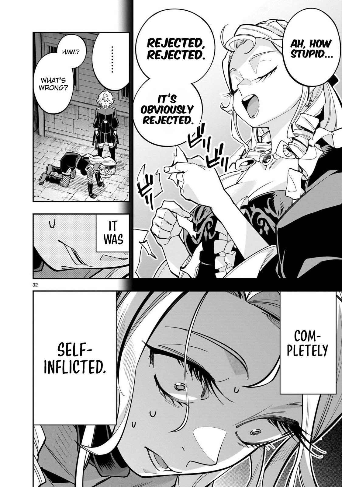 Shi ni Modori Oujo wa Ikinobiru Tameni Yuri Harem wo Tsukuru Koto ni Shita Chapter 12 page 32 - 