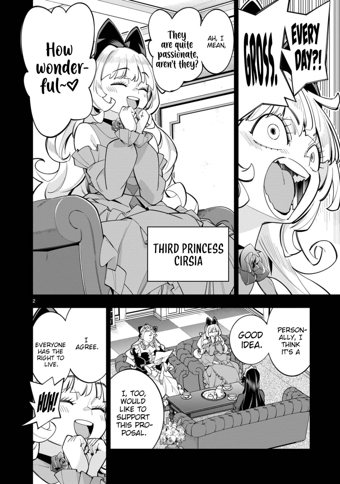 Shi ni Modori Oujo wa Ikinobiru Tameni Yuri Harem wo Tsukuru Koto ni Shita Chapter 13 page 3 - 
