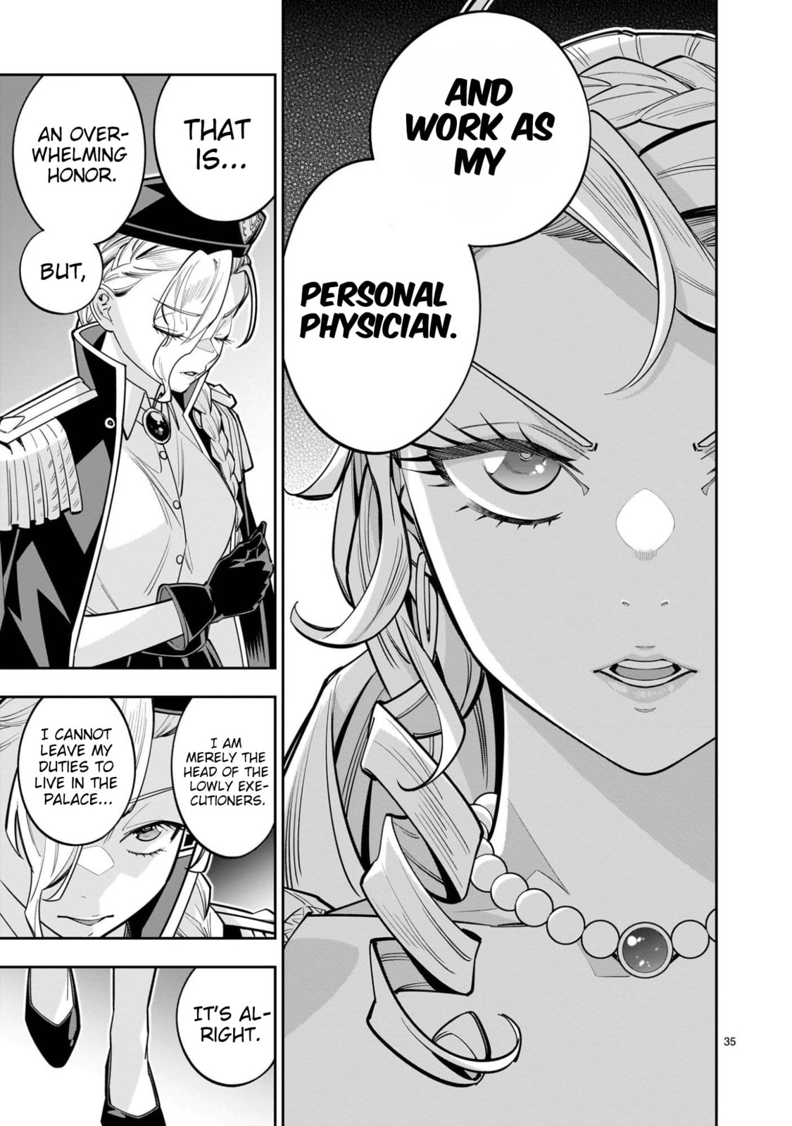 Shi ni Modori Oujo wa Ikinobiru Tameni Yuri Harem wo Tsukuru Koto ni Shita Chapter 13 page 36 - 