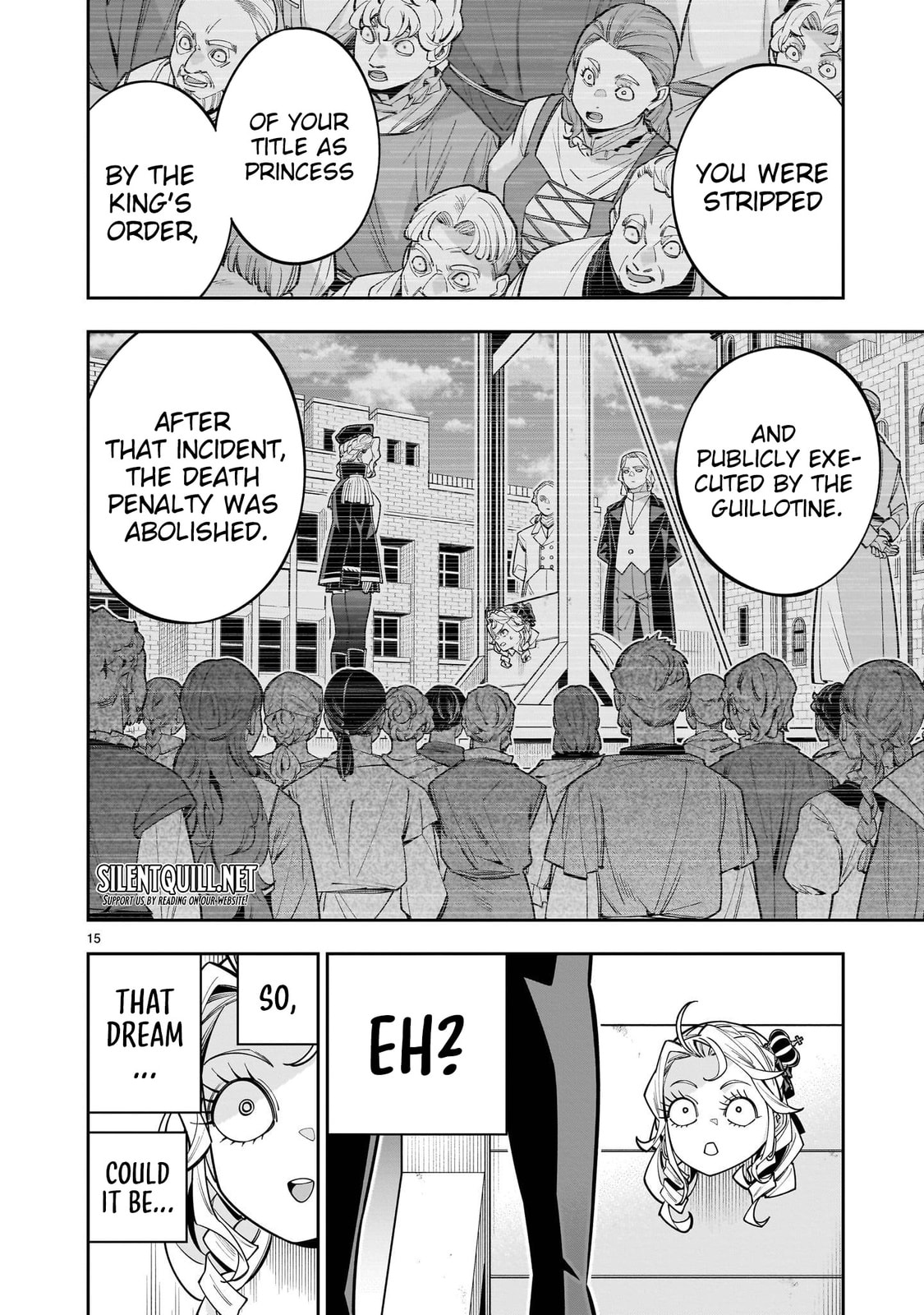Shi ni Modori Oujo wa Ikinobiru Tameni Yuri Harem wo Tsukuru Koto ni Shita Chapter 14 page 37 - 