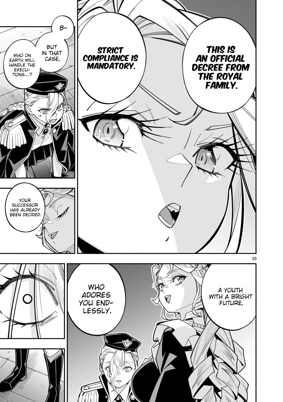 Shi ni Modori Oujo wa Ikinobiru Tameni Yuri Harem wo Tsukuru Koto ni Shita Chapter 15 page 24 - 