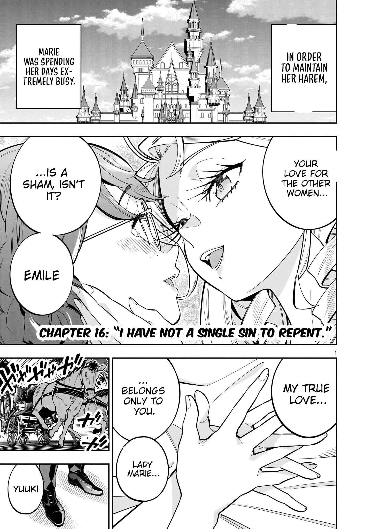 Shi ni Modori Oujo wa Ikinobiru Tameni Yuri Harem wo Tsukuru Koto ni Shita Chapter 16 page 2 - 