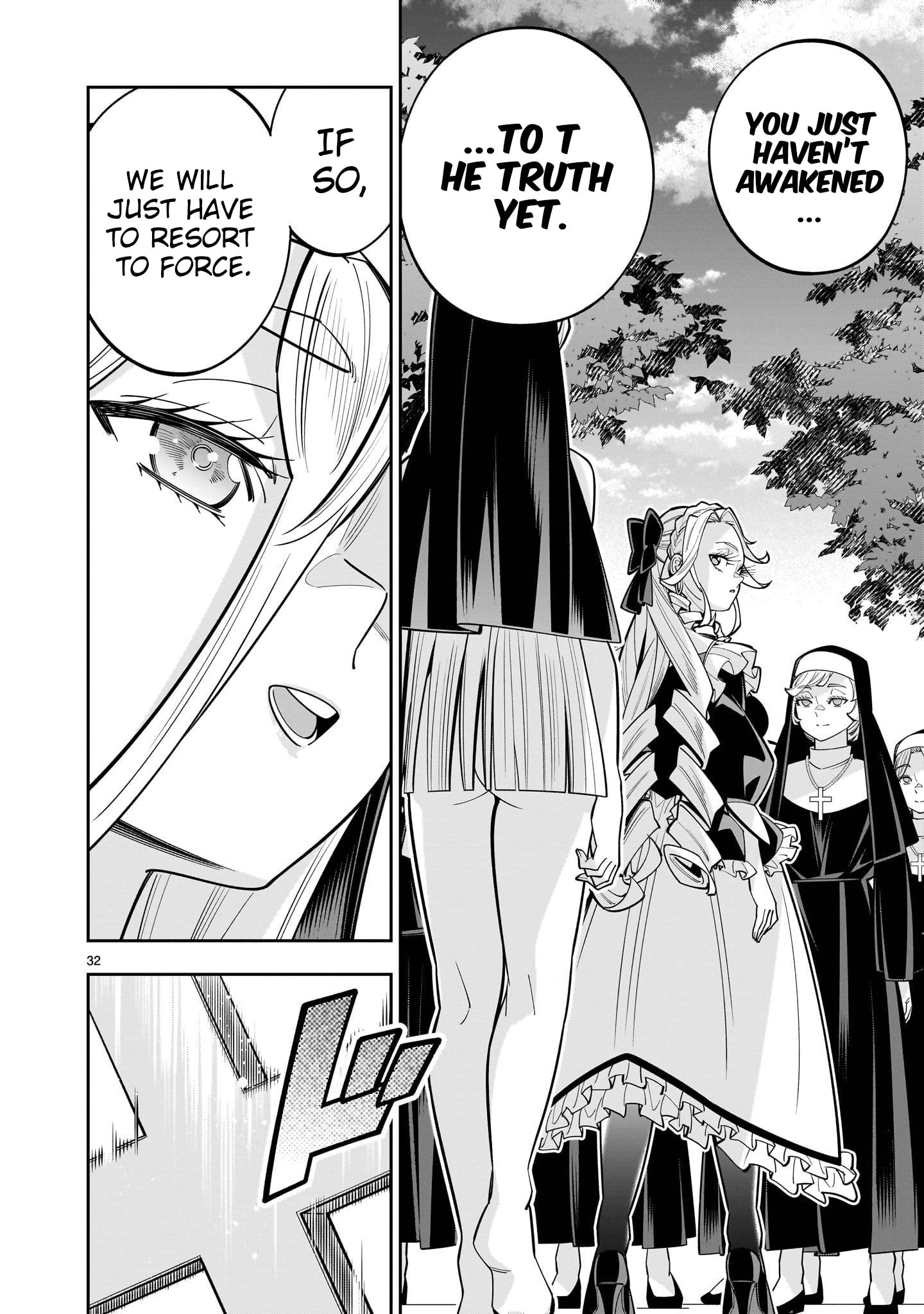 Shi ni Modori Oujo wa Ikinobiru Tameni Yuri Harem wo Tsukuru Koto ni Shita Chapter 16 page 32 - 