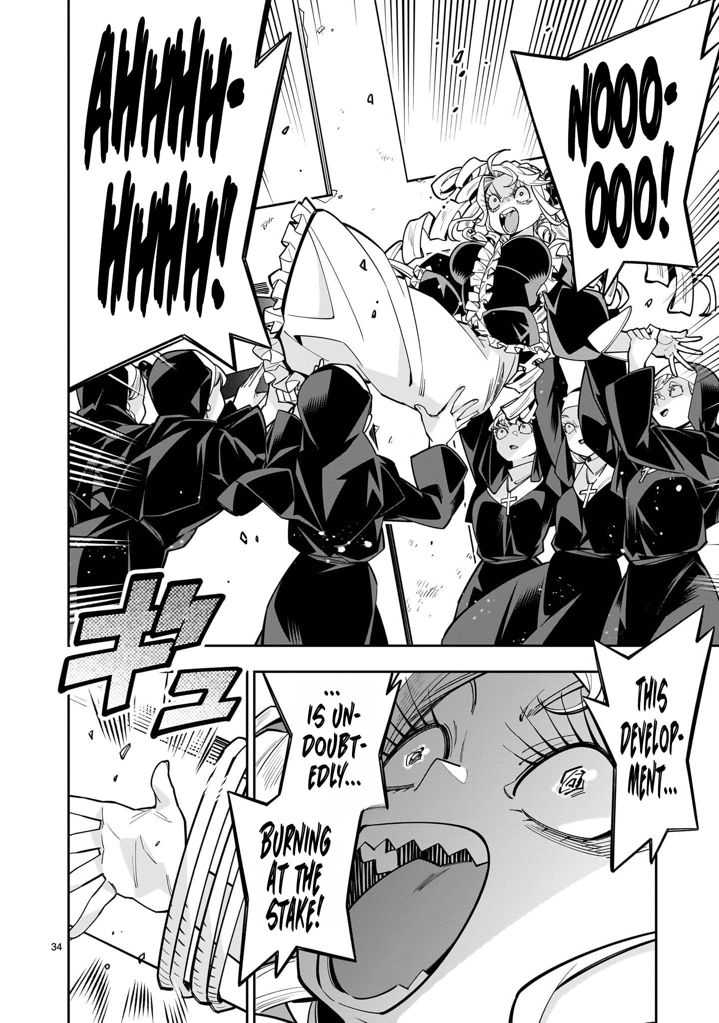 Shi ni Modori Oujo wa Ikinobiru Tameni Yuri Harem wo Tsukuru Koto ni Shita Chapter 16 page 34 - 