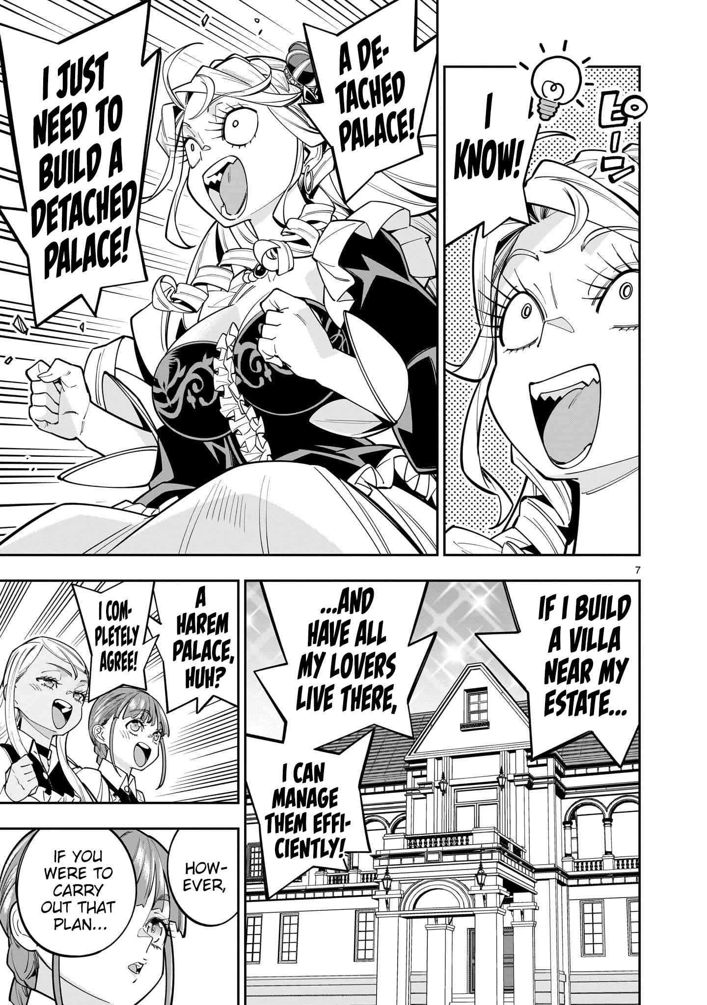 Shi ni Modori Oujo wa Ikinobiru Tameni Yuri Harem wo Tsukuru Koto ni Shita Chapter 16 page 8 - 