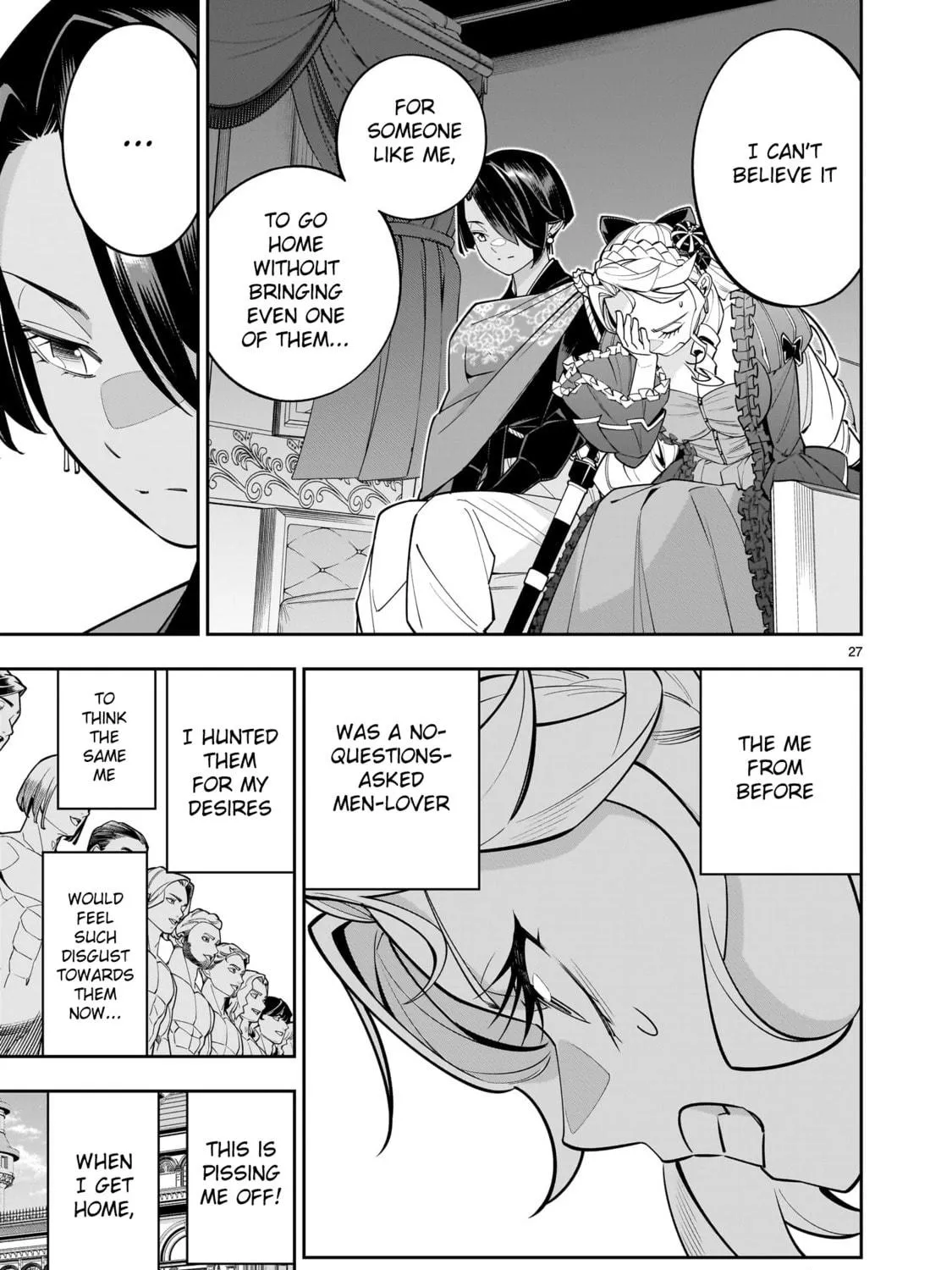 Shi ni Modori Oujo wa Ikinobiru Tameni Yuri Harem wo Tsukuru Koto ni Shita Chapter 2 page 53 - 