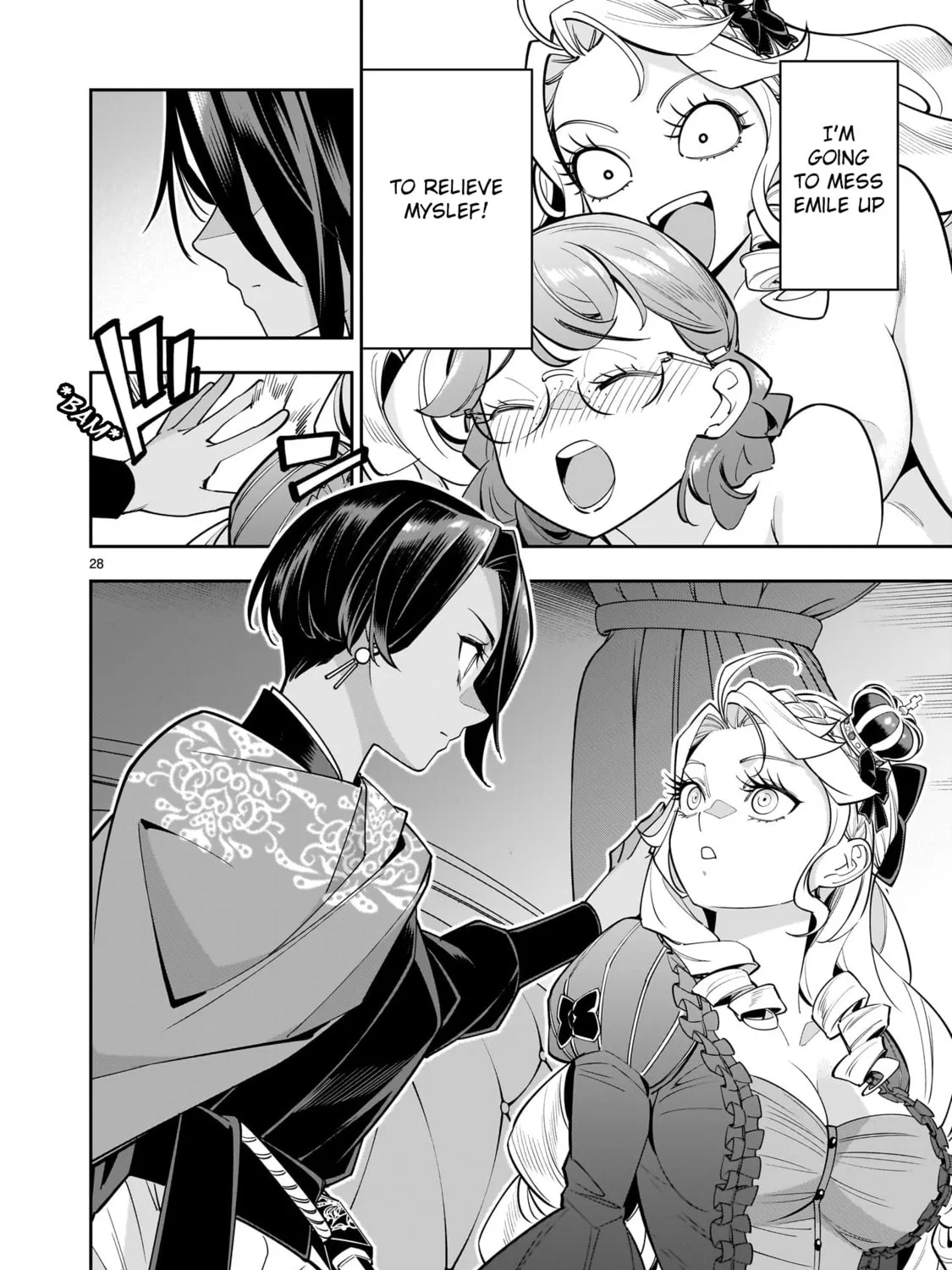 Shi ni Modori Oujo wa Ikinobiru Tameni Yuri Harem wo Tsukuru Koto ni Shita Chapter 2 page 55 - 