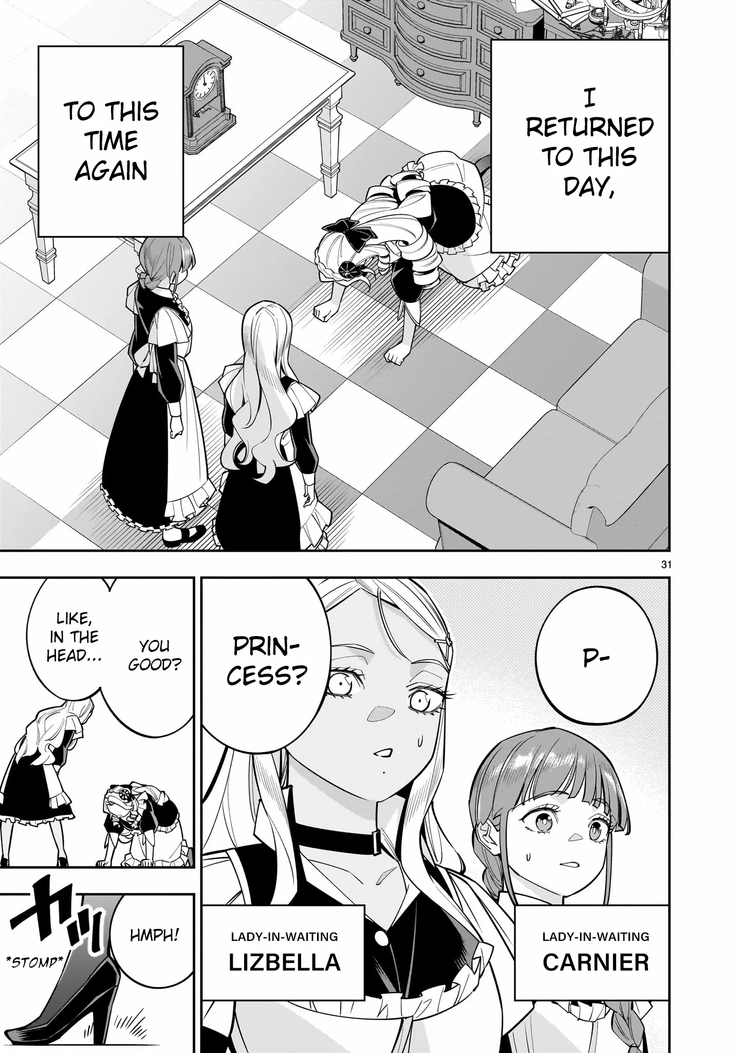 Shi ni Modori Oujo wa Ikinobiru Tameni Yuri Harem wo Tsukuru Koto ni Shita Chapter 3 page 30 - 