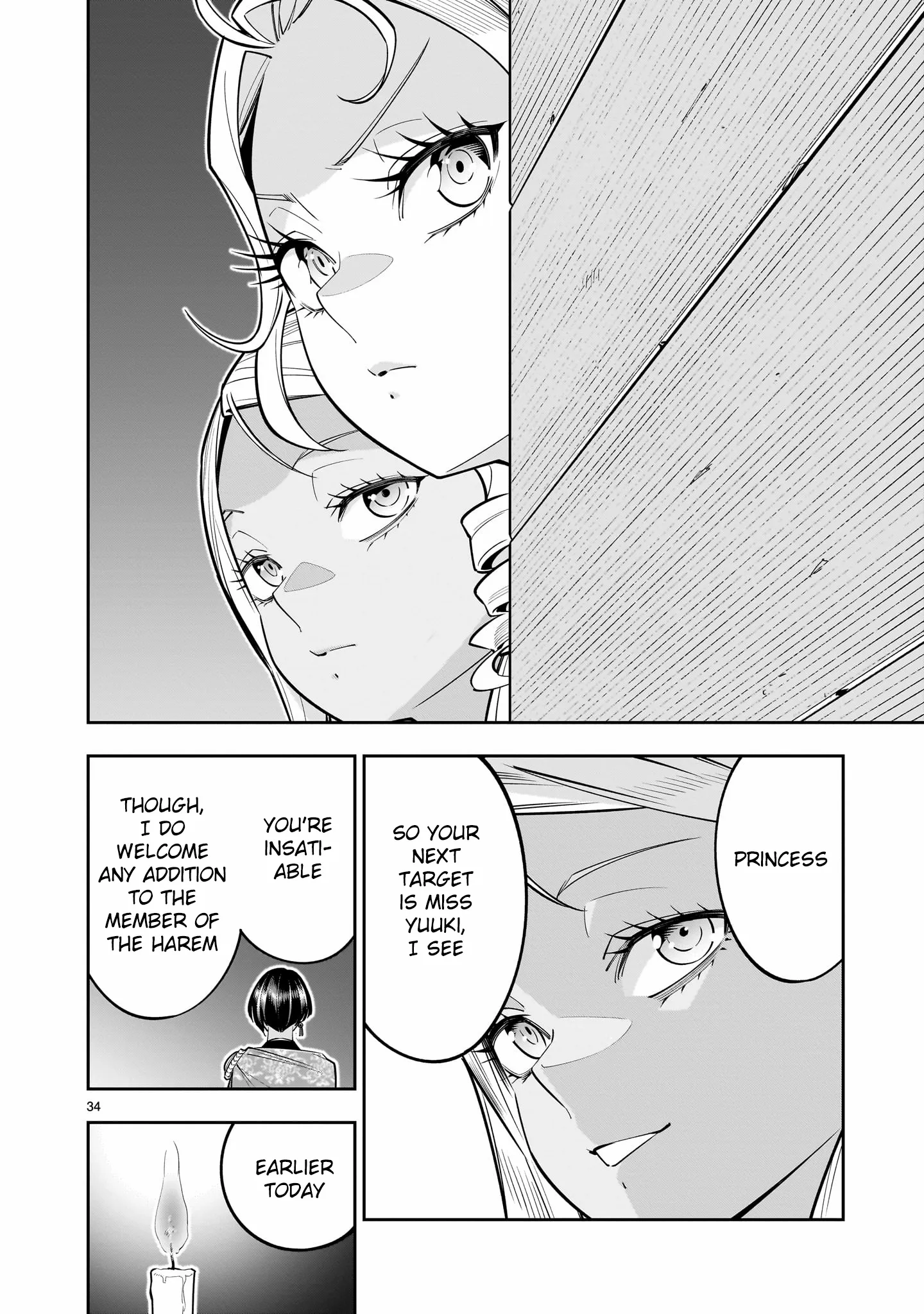 Shi ni Modori Oujo wa Ikinobiru Tameni Yuri Harem wo Tsukuru Koto ni Shita Chapter 3 page 33 - 