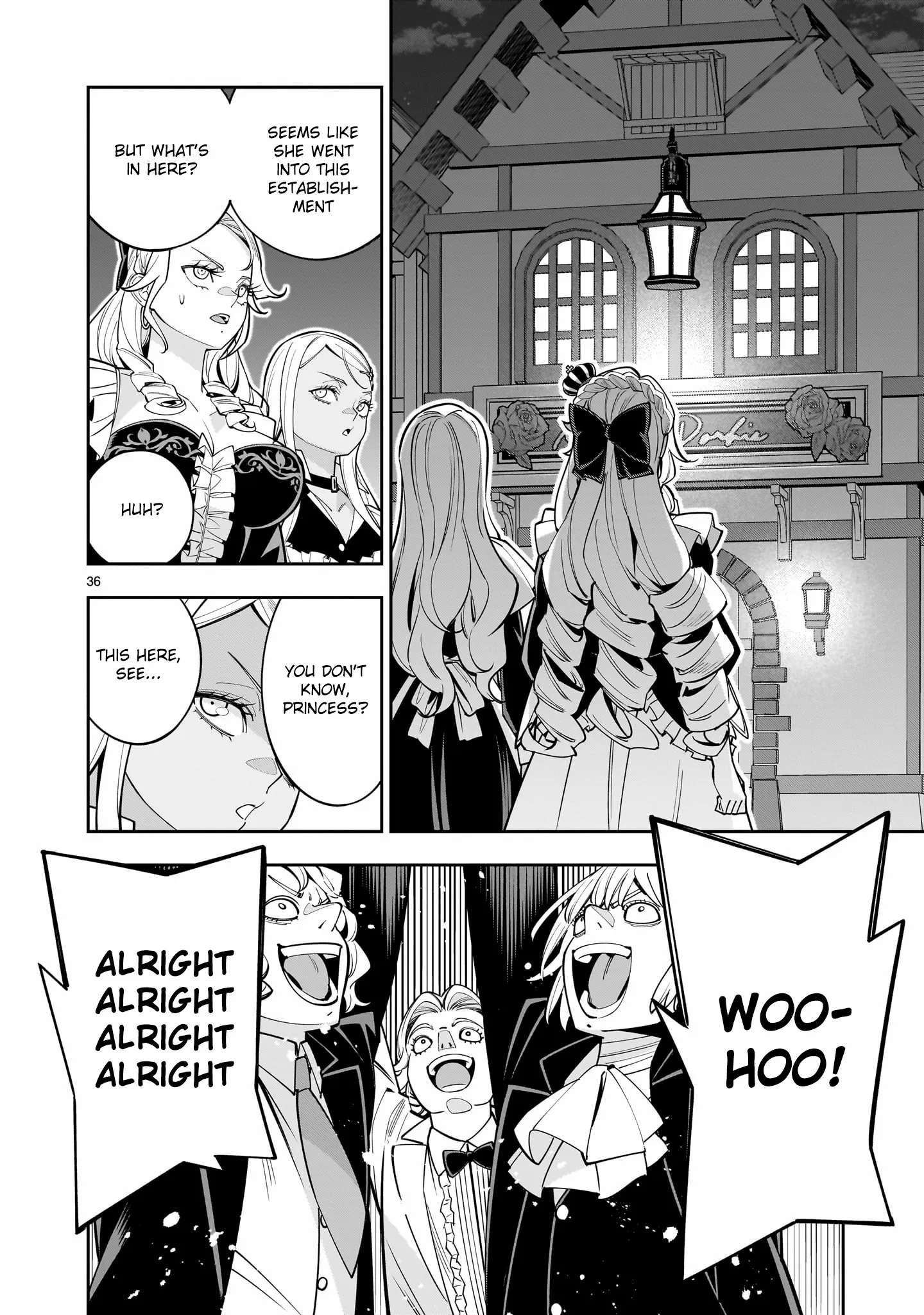 Shi ni Modori Oujo wa Ikinobiru Tameni Yuri Harem wo Tsukuru Koto ni Shita Chapter 3 page 35 - 