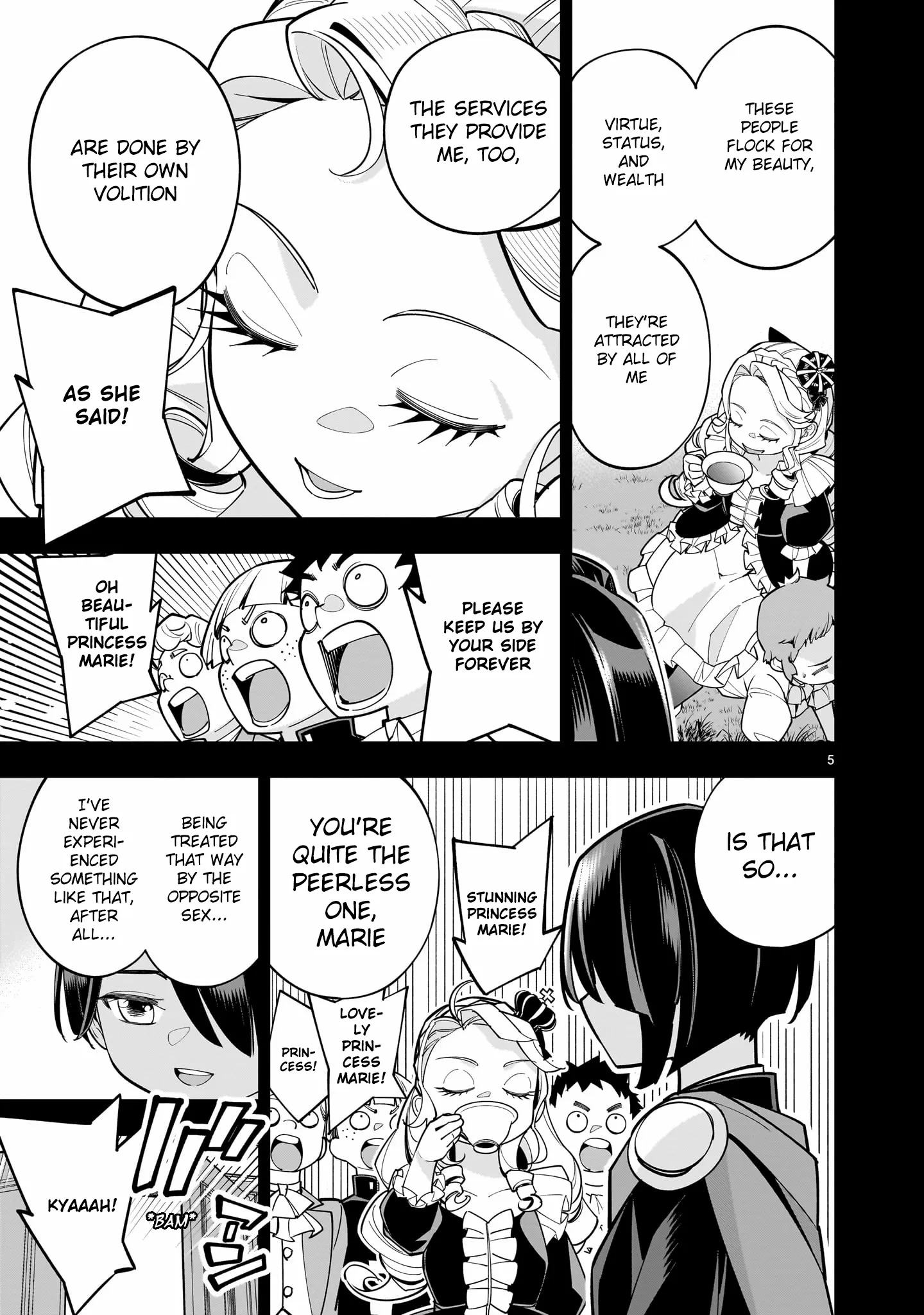 Shi ni Modori Oujo wa Ikinobiru Tameni Yuri Harem wo Tsukuru Koto ni Shita Chapter 3 page 5 - 