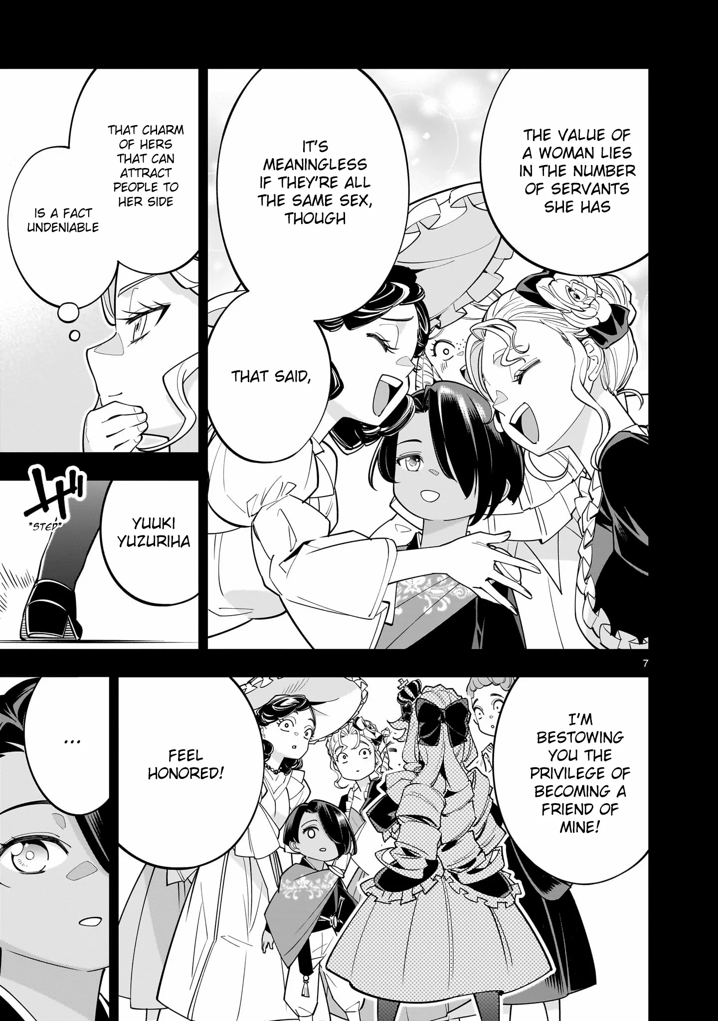 Shi ni Modori Oujo wa Ikinobiru Tameni Yuri Harem wo Tsukuru Koto ni Shita Chapter 3 page 7 - 