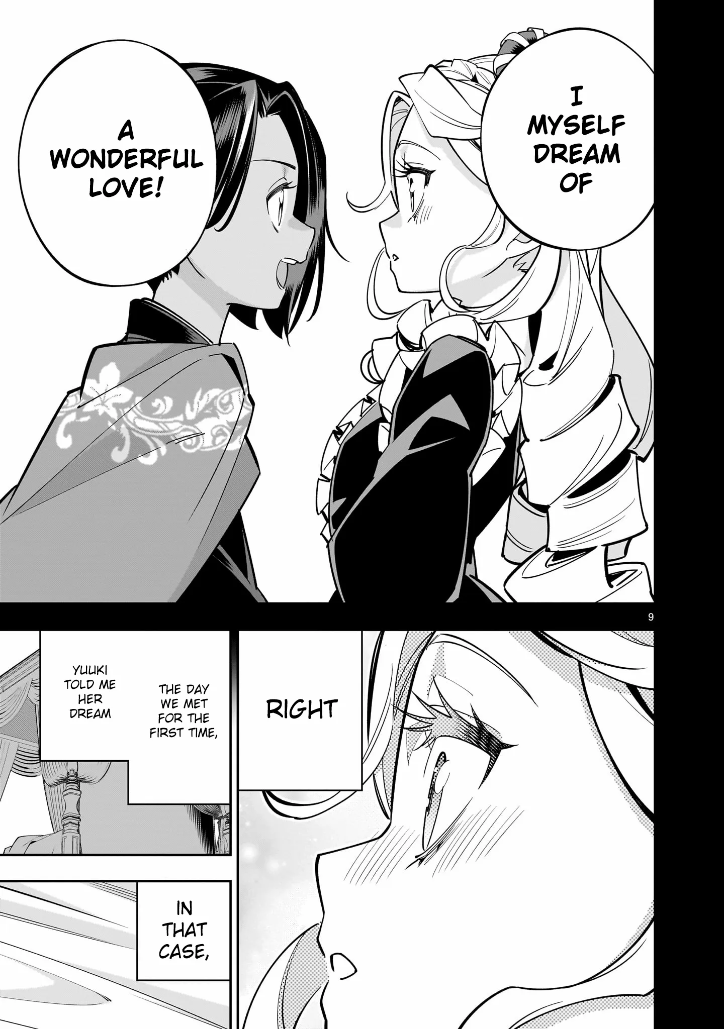 Shi ni Modori Oujo wa Ikinobiru Tameni Yuri Harem wo Tsukuru Koto ni Shita Chapter 3 page 9 - 