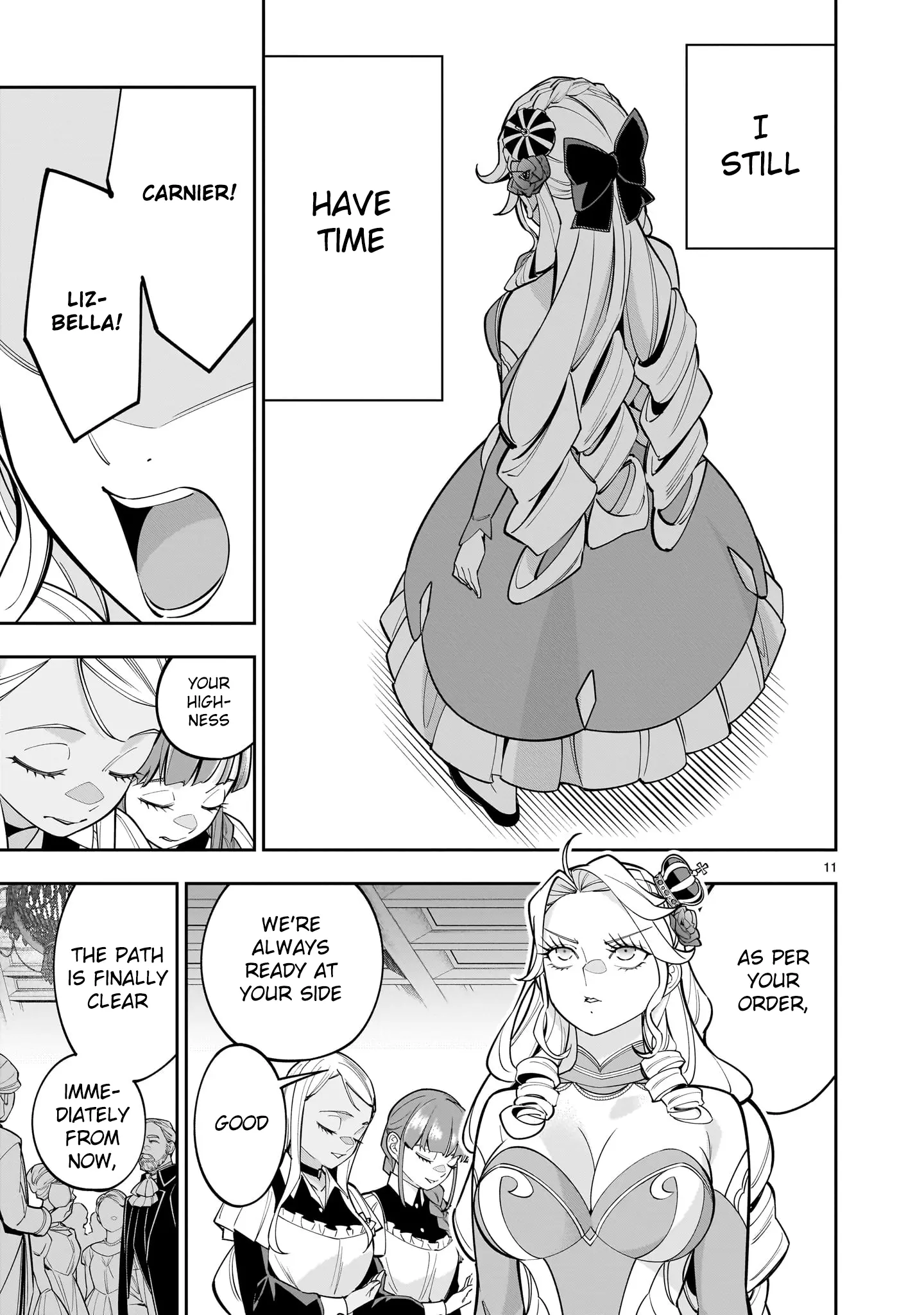 Shi ni Modori Oujo wa Ikinobiru Tameni Yuri Harem wo Tsukuru Koto ni Shita Chapter 4 page 11 - 