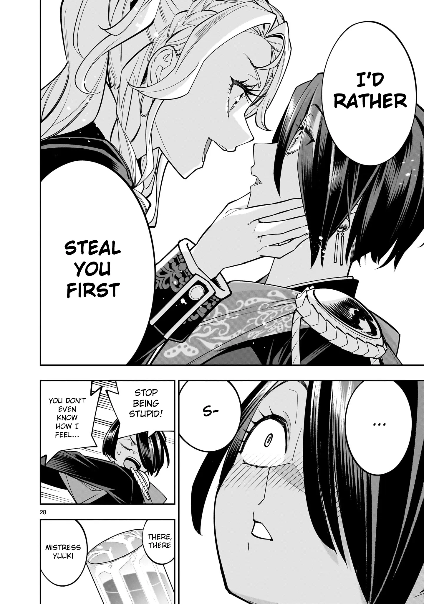 Shi ni Modori Oujo wa Ikinobiru Tameni Yuri Harem wo Tsukuru Koto ni Shita Chapter 4 page 28 - 