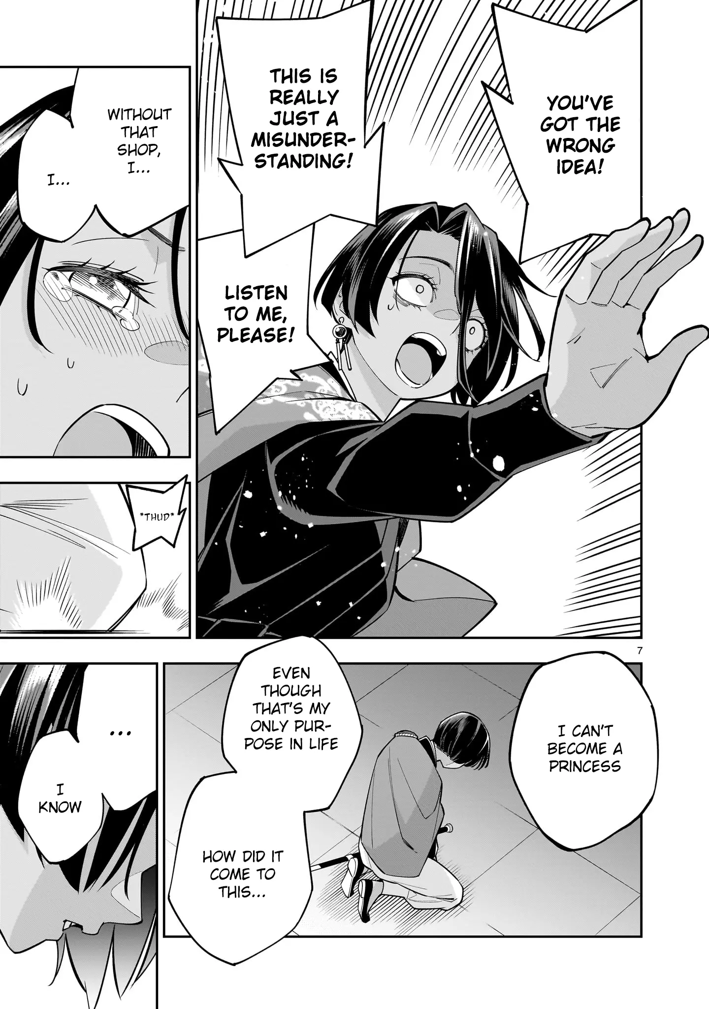 Shi ni Modori Oujo wa Ikinobiru Tameni Yuri Harem wo Tsukuru Koto ni Shita Chapter 4 page 7 - 
