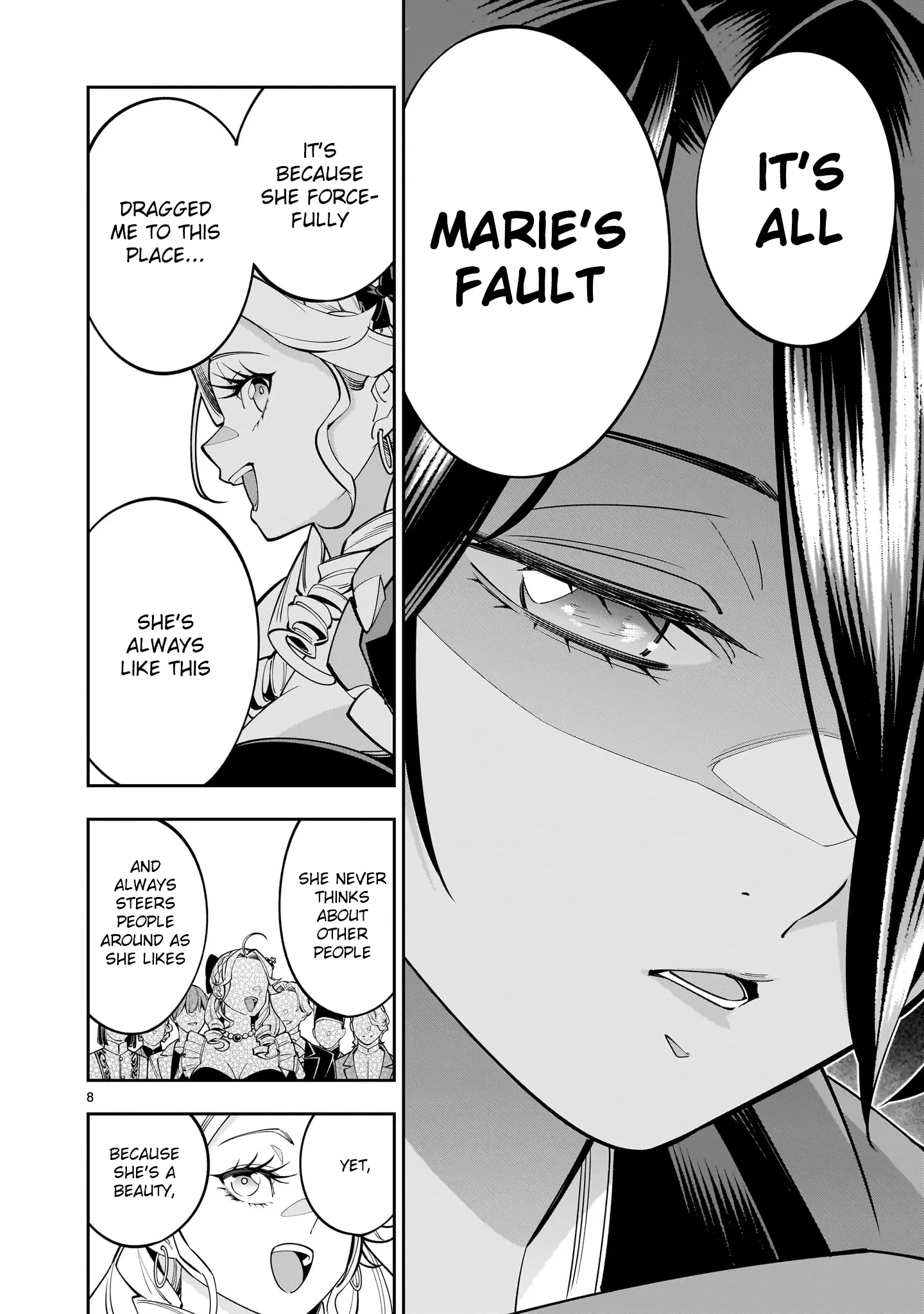 Shi ni Modori Oujo wa Ikinobiru Tameni Yuri Harem wo Tsukuru Koto ni Shita Chapter 4 page 8 - 