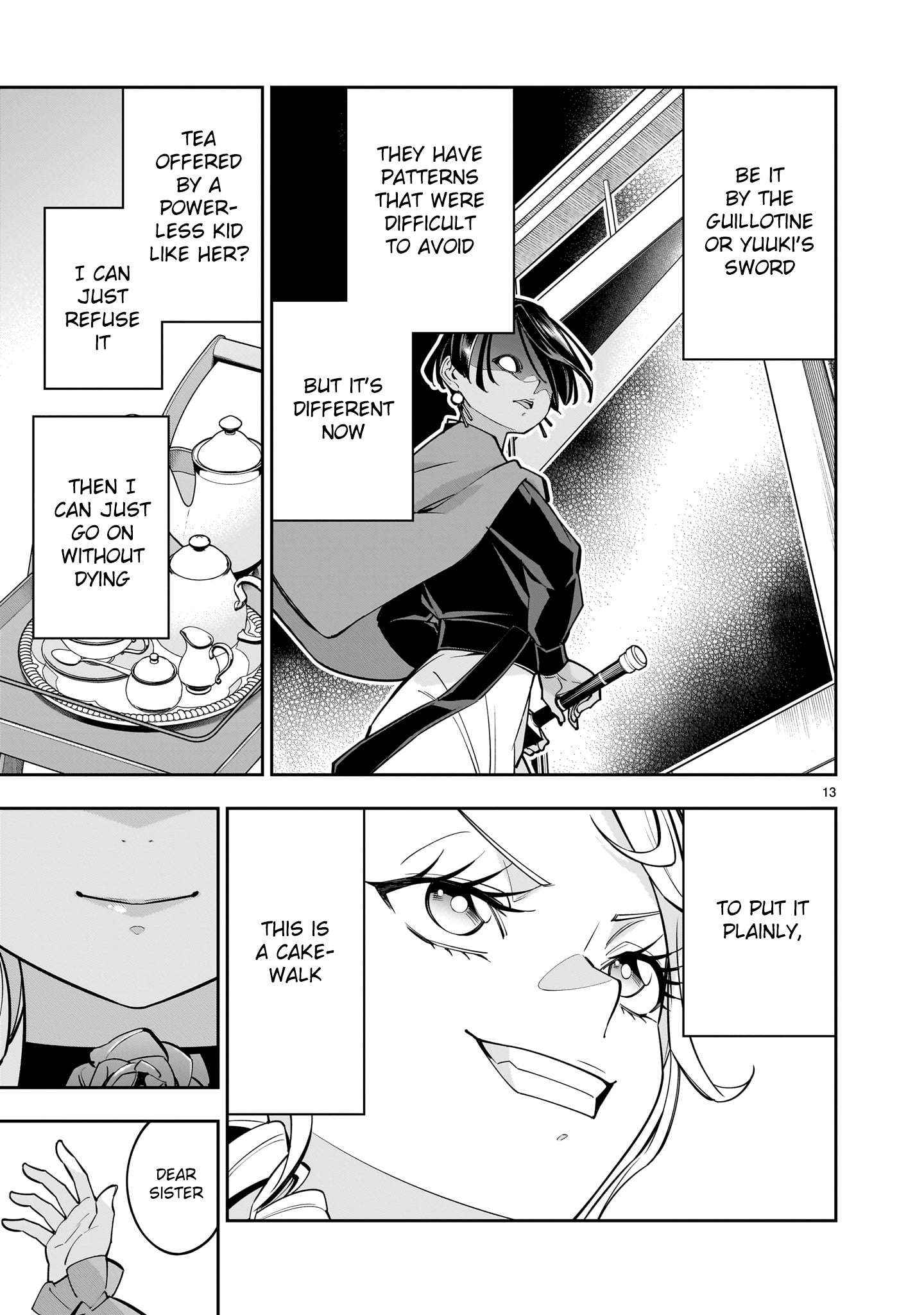 Shi ni Modori Oujo wa Ikinobiru Tameni Yuri Harem wo Tsukuru Koto ni Shita Chapter 7 page 12 - 