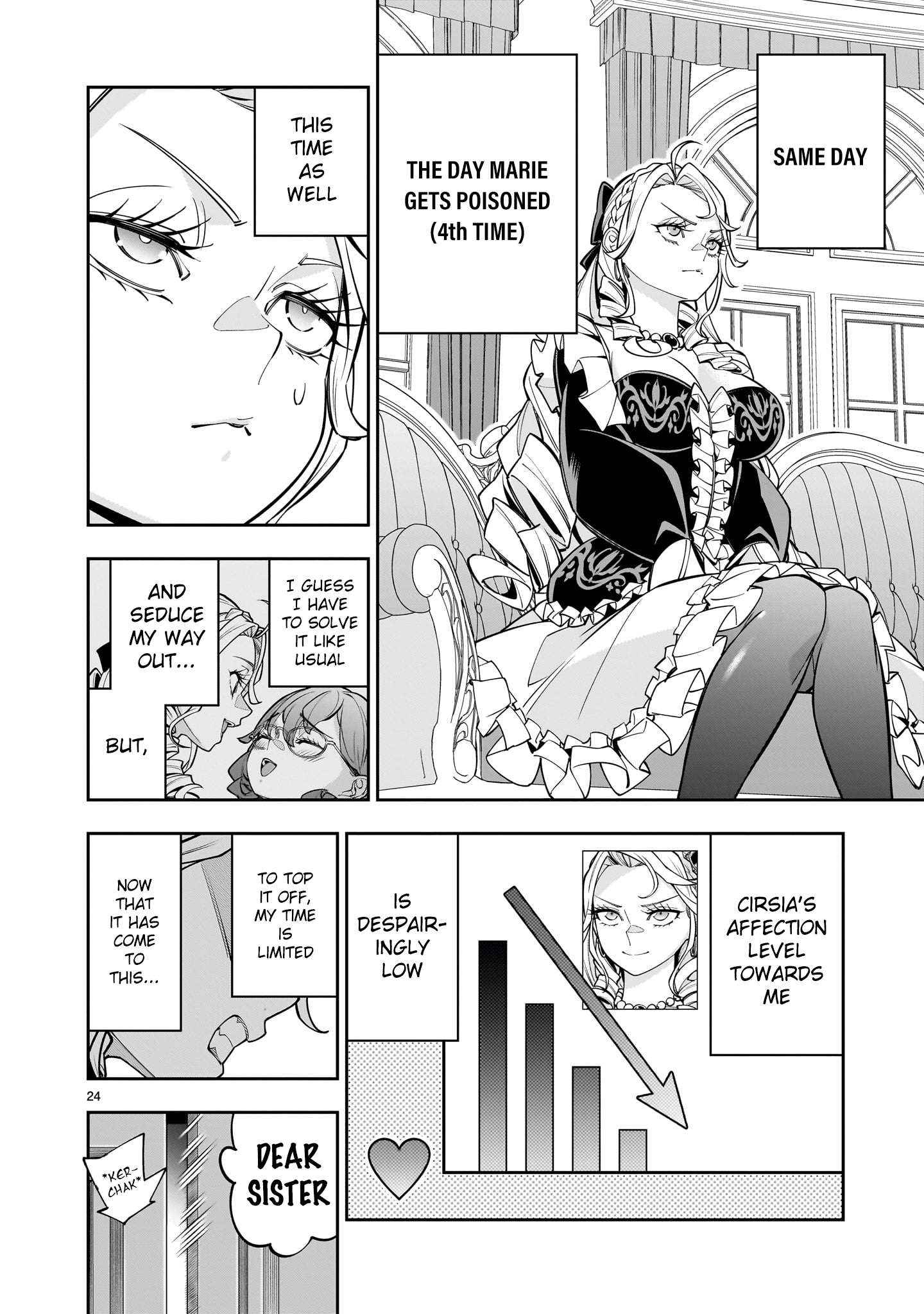 Shi ni Modori Oujo wa Ikinobiru Tameni Yuri Harem wo Tsukuru Koto ni Shita Chapter 7 page 23 - 