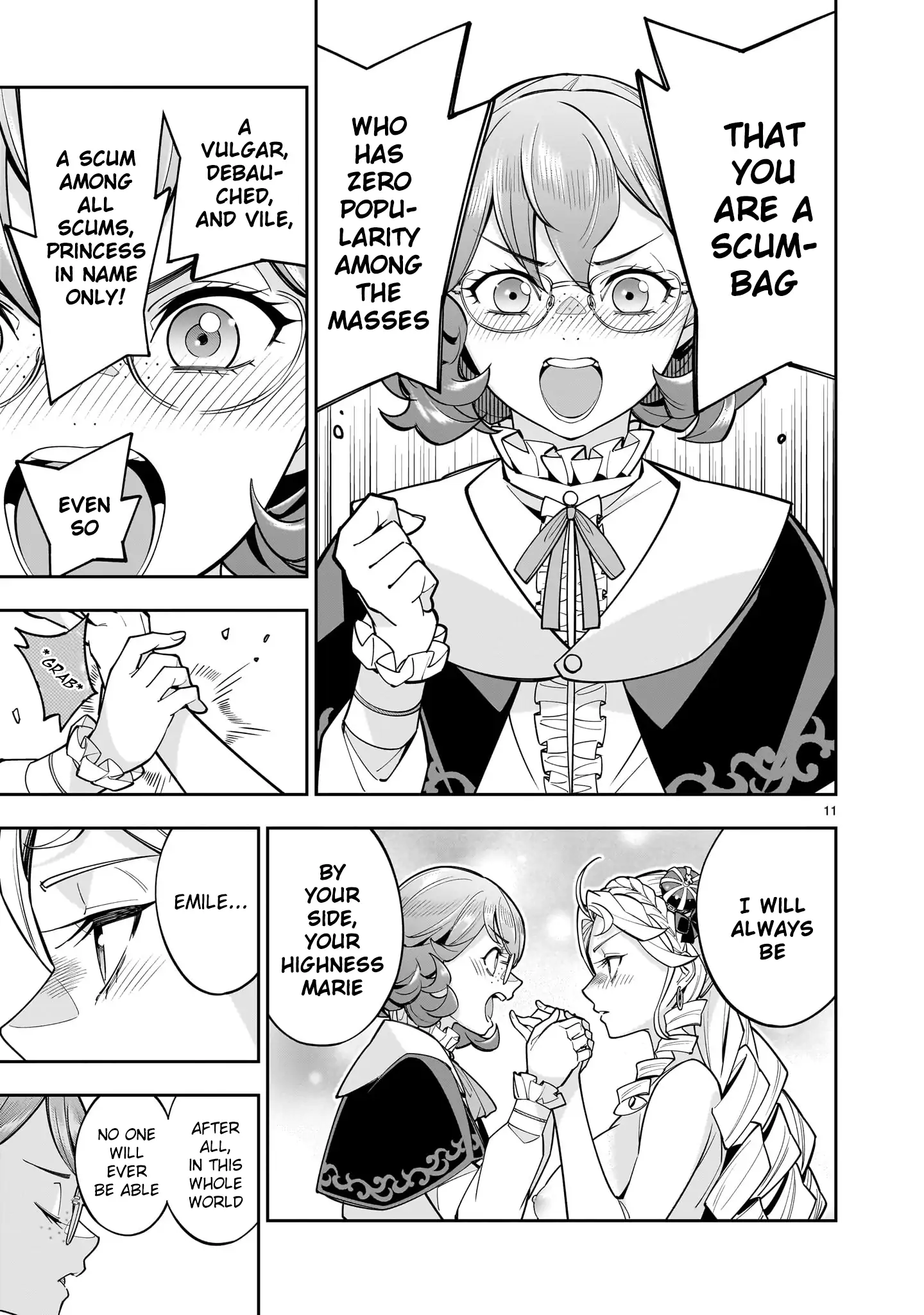 Shi ni Modori Oujo wa Ikinobiru Tameni Yuri Harem wo Tsukuru Koto ni Shita Chapter 8 page 11 - 