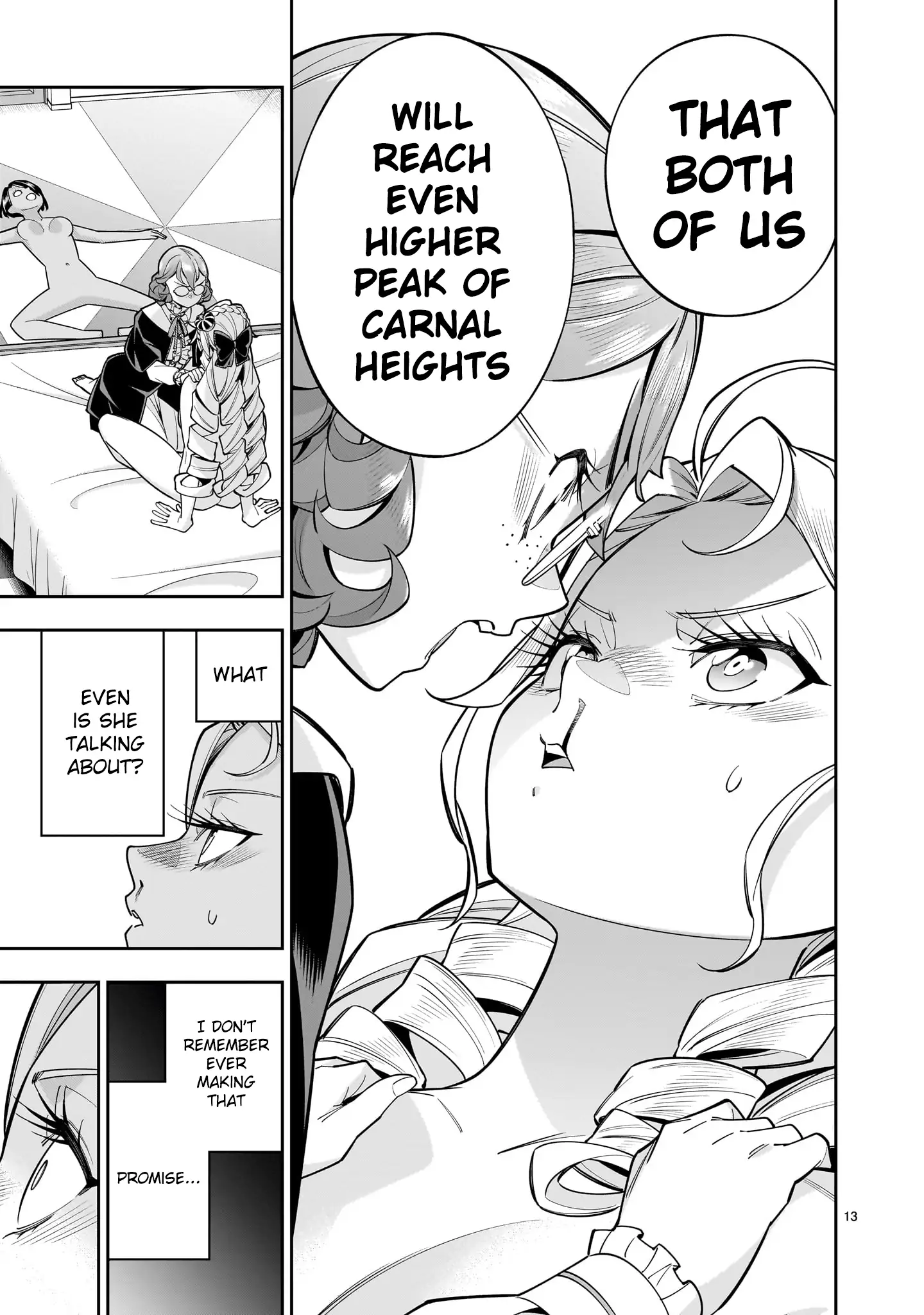 Shi ni Modori Oujo wa Ikinobiru Tameni Yuri Harem wo Tsukuru Koto ni Shita Chapter 8 page 13 - 