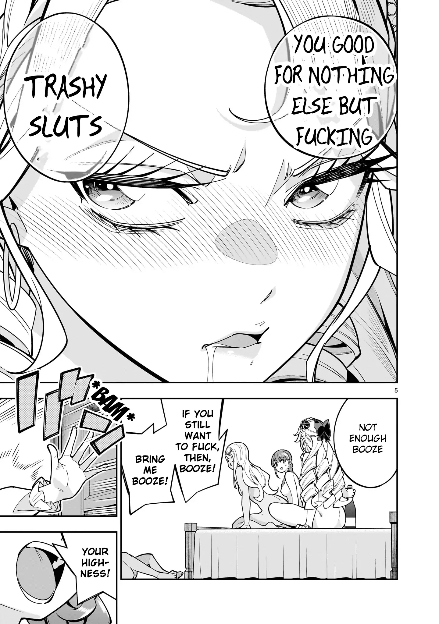 Shi ni Modori Oujo wa Ikinobiru Tameni Yuri Harem wo Tsukuru Koto ni Shita Chapter 8 page 5 - 