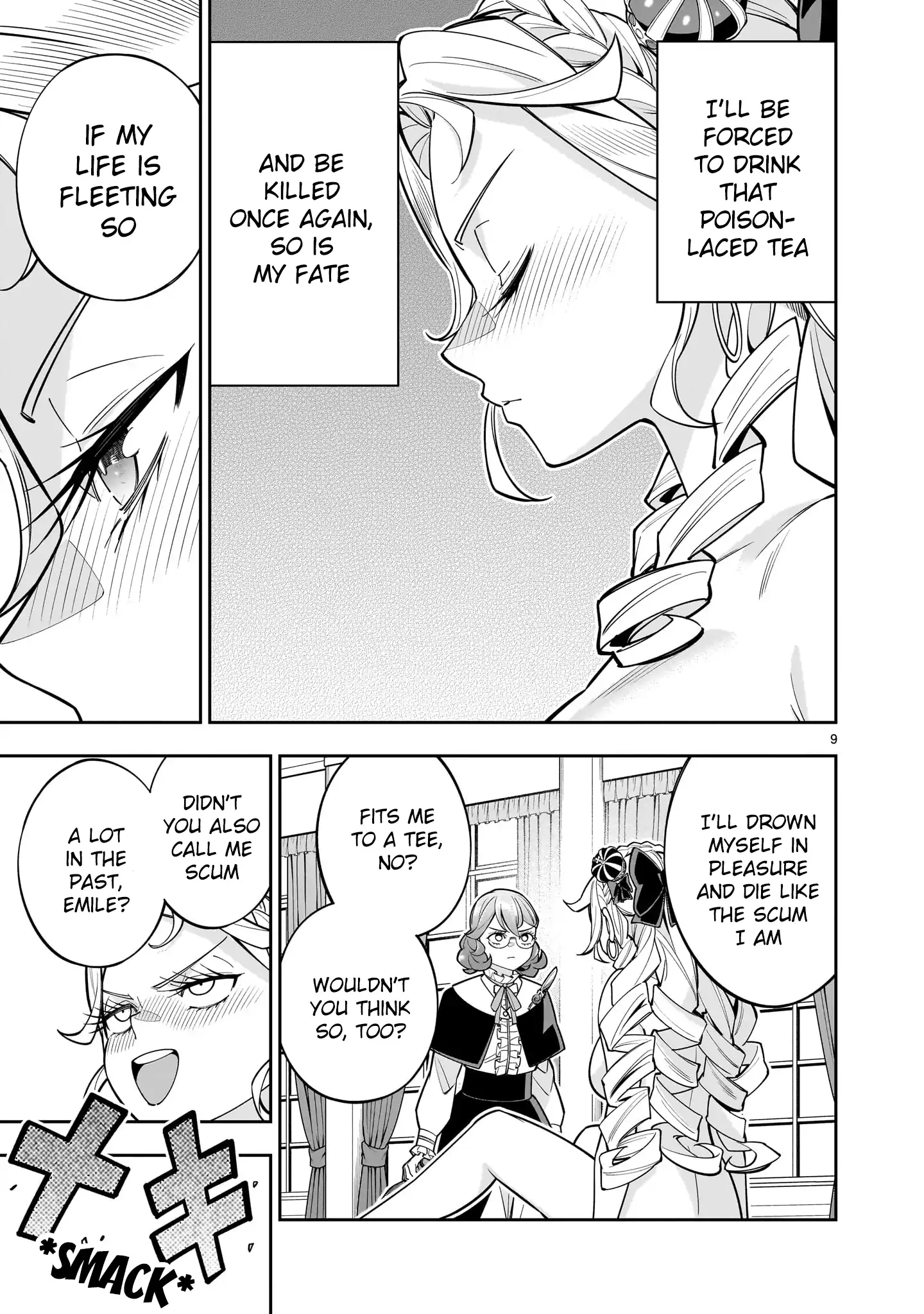 Shi ni Modori Oujo wa Ikinobiru Tameni Yuri Harem wo Tsukuru Koto ni Shita Chapter 8 page 9 - 