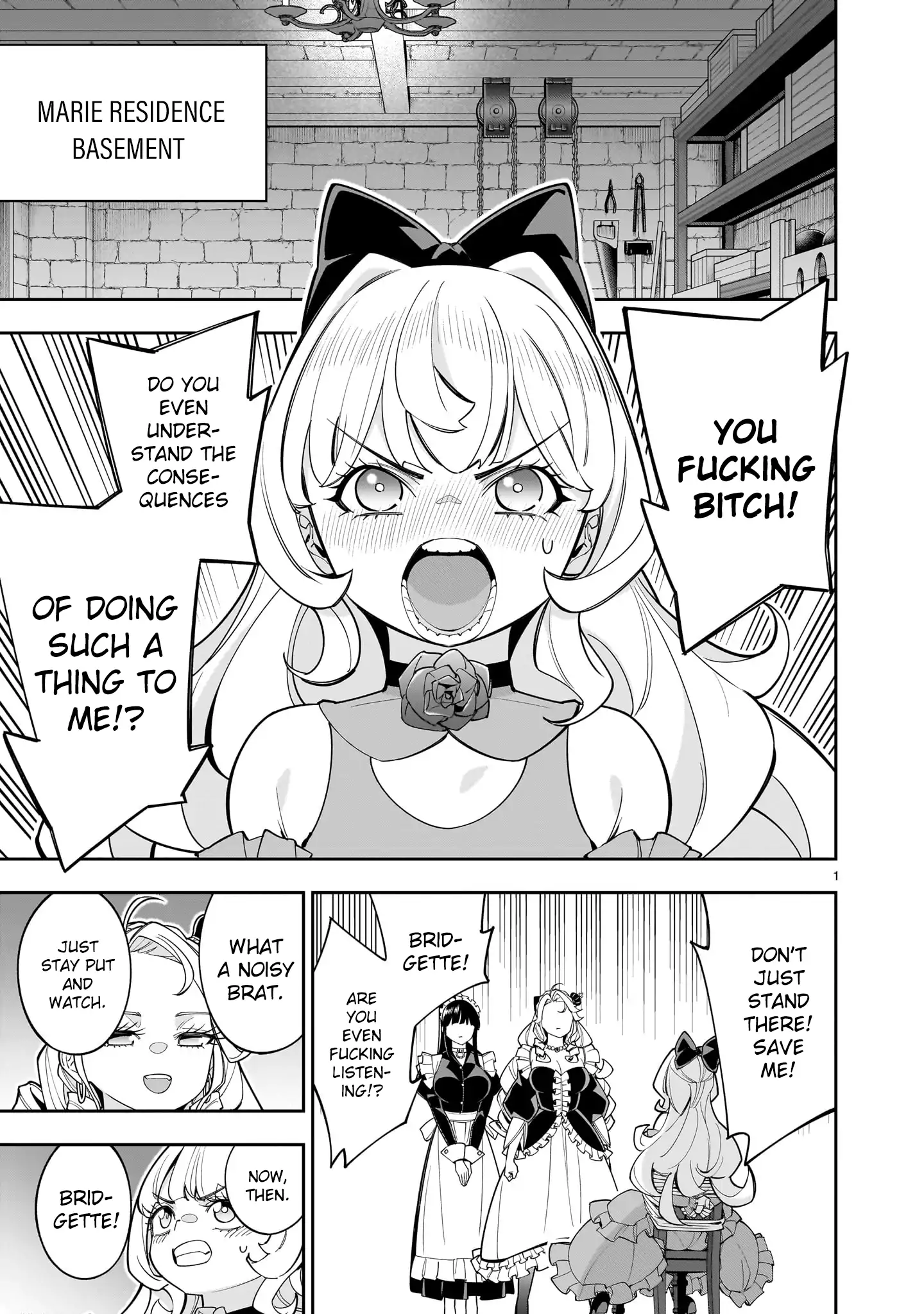 Shi ni Modori Oujo wa Ikinobiru Tameni Yuri Harem wo Tsukuru Koto ni Shita Chapter 9 page 1 - 