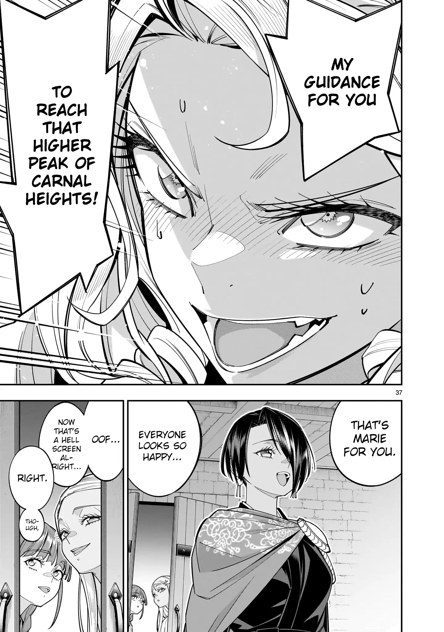 Shi ni Modori Oujo wa Ikinobiru Tameni Yuri Harem wo Tsukuru Koto ni Shita Chapter 9 page 35 - 