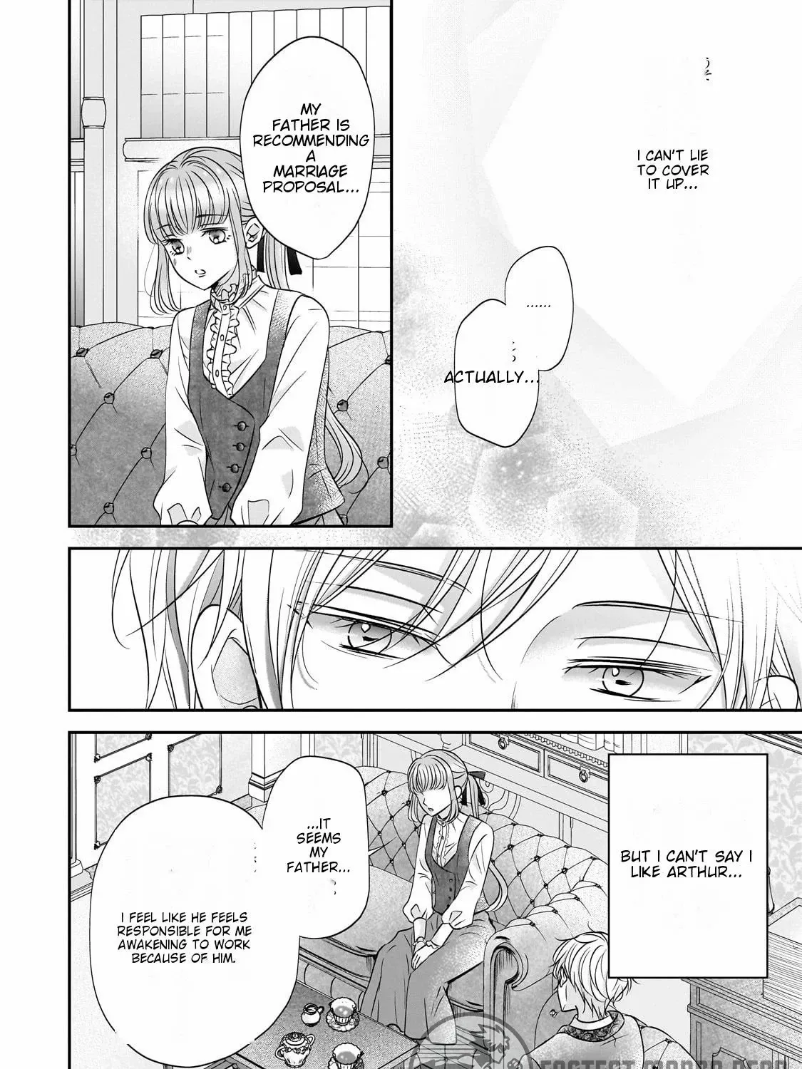 Shigoto Ningen na Hakushaku Reijou wa Koori no Saishou-sama no Ai wo mi Ayamatte iru Chapter 1 page 57 - 